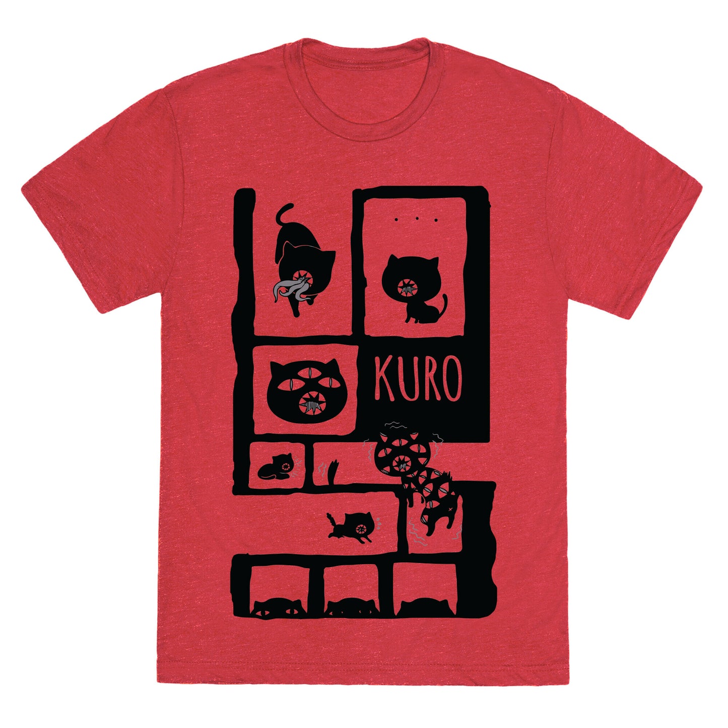 Kuro Cat Unisex Triblend Tee