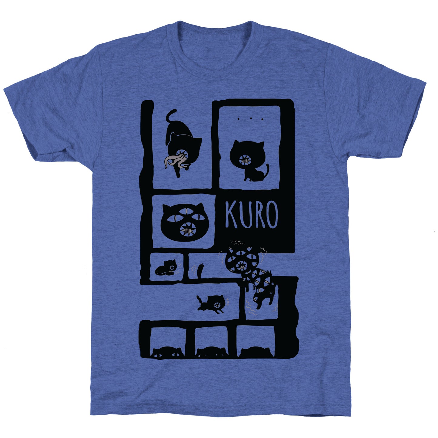 Kuro Cat Unisex Triblend Tee