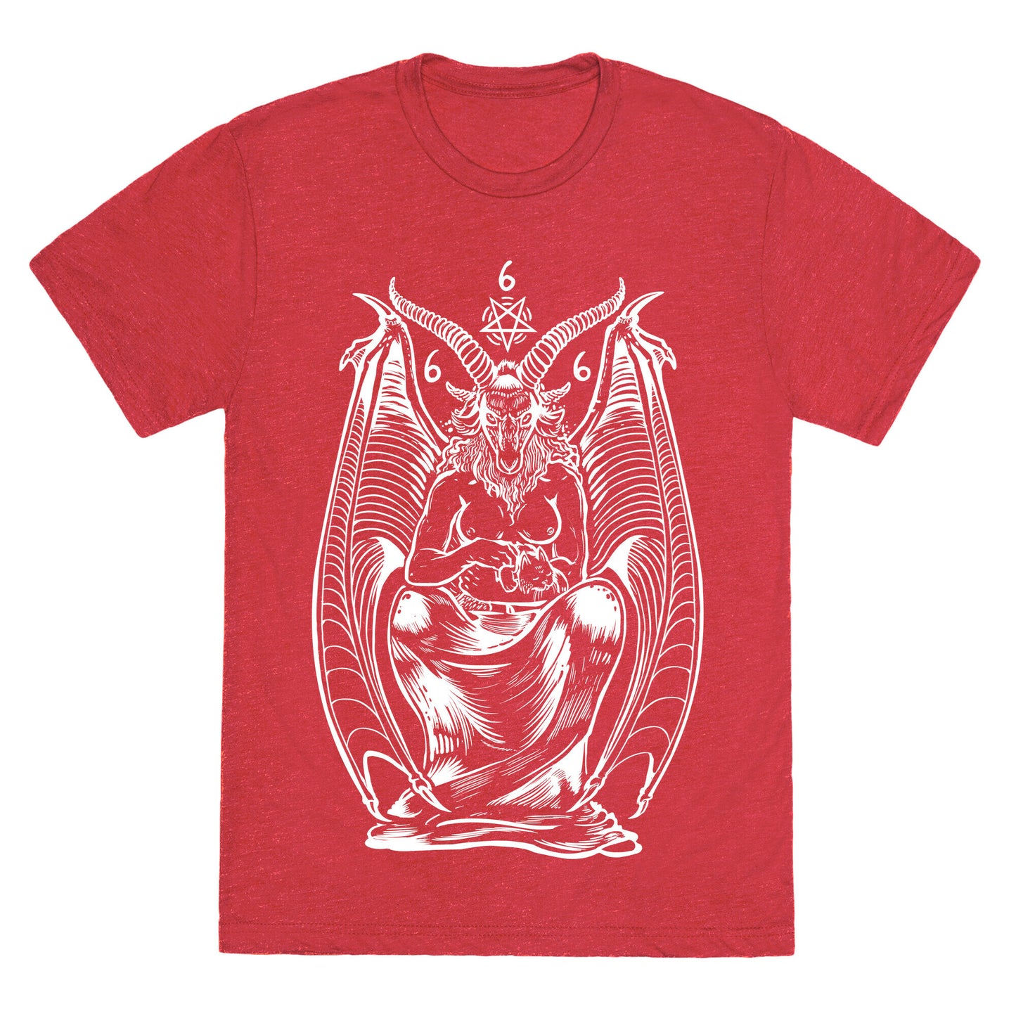 Pet Cats. Hail Satan. Unisex Triblend Tee