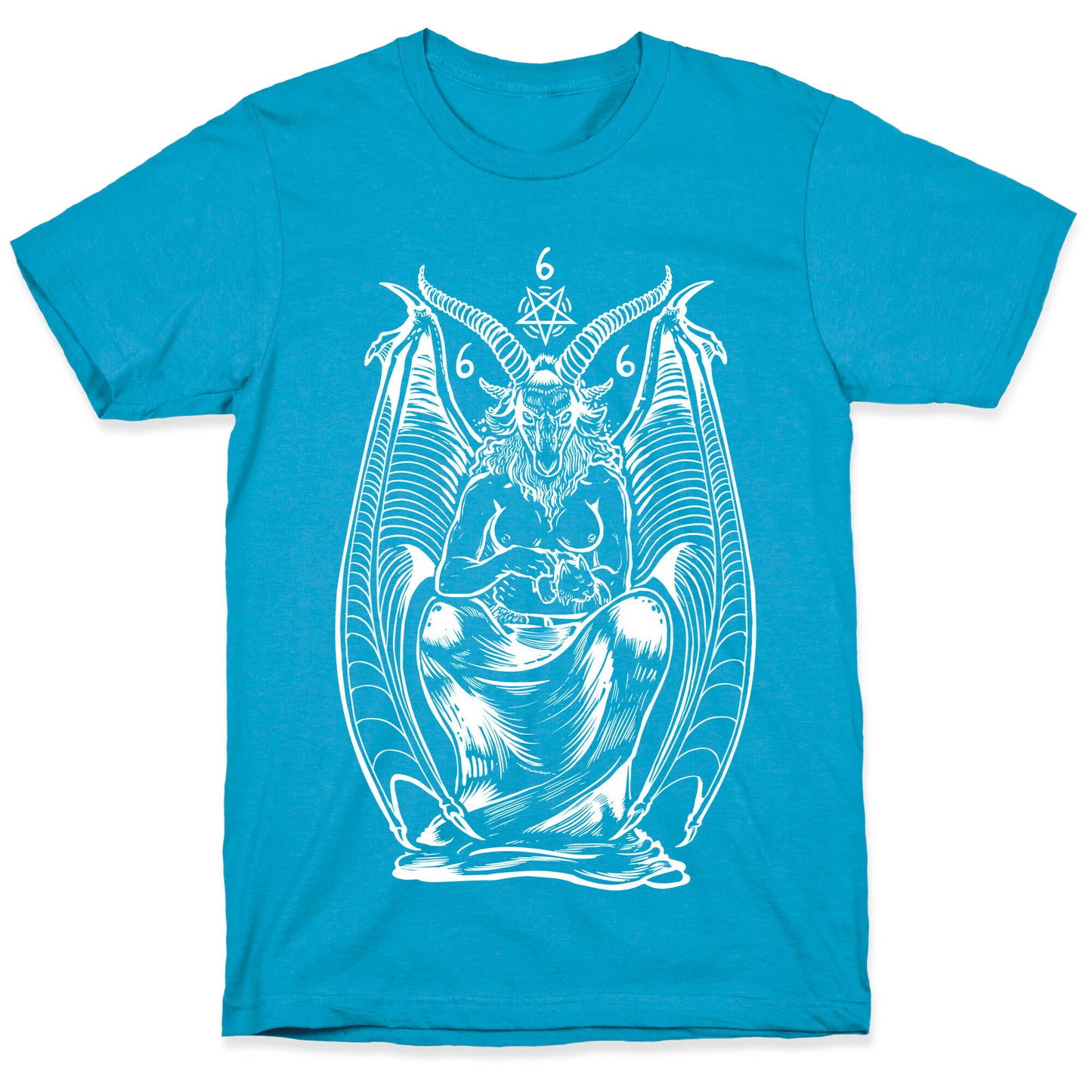 Pet Cats. Hail Satan. Unisex Triblend Tee