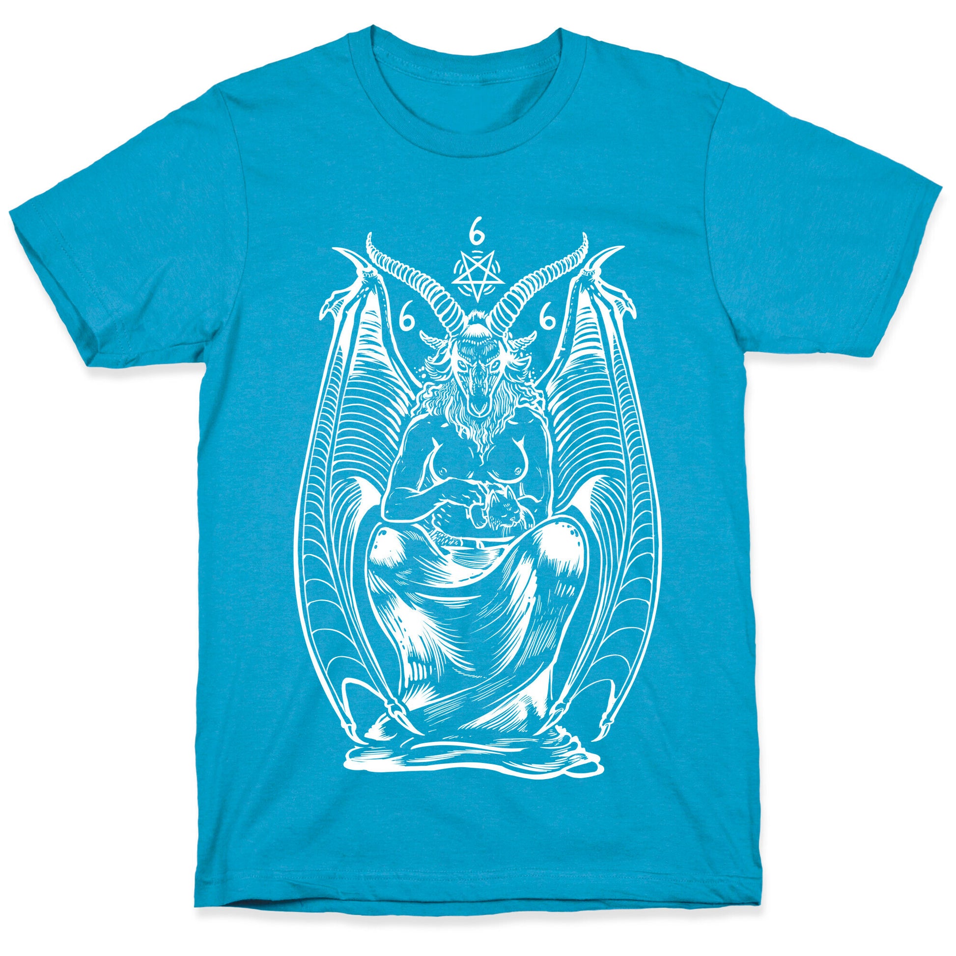 Pet Cats. Hail Satan. Unisex Triblend Tee