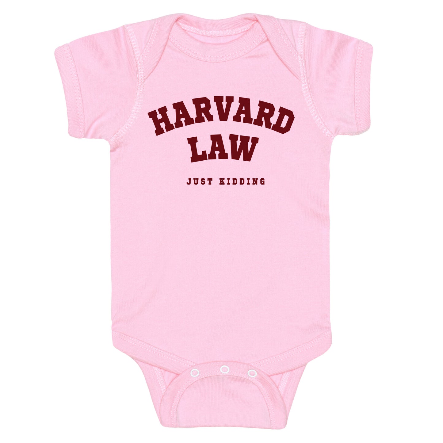 Harvard Law (Just Kidding) Baby One Piece