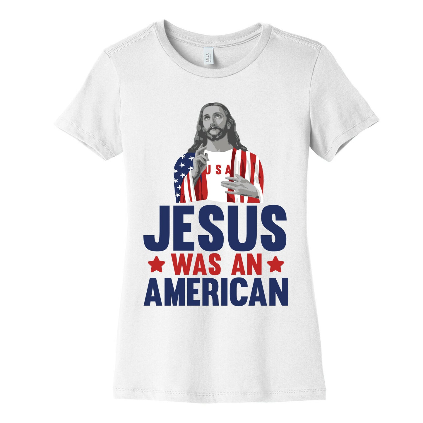 Jesus Was An American Women's Cotton Tee