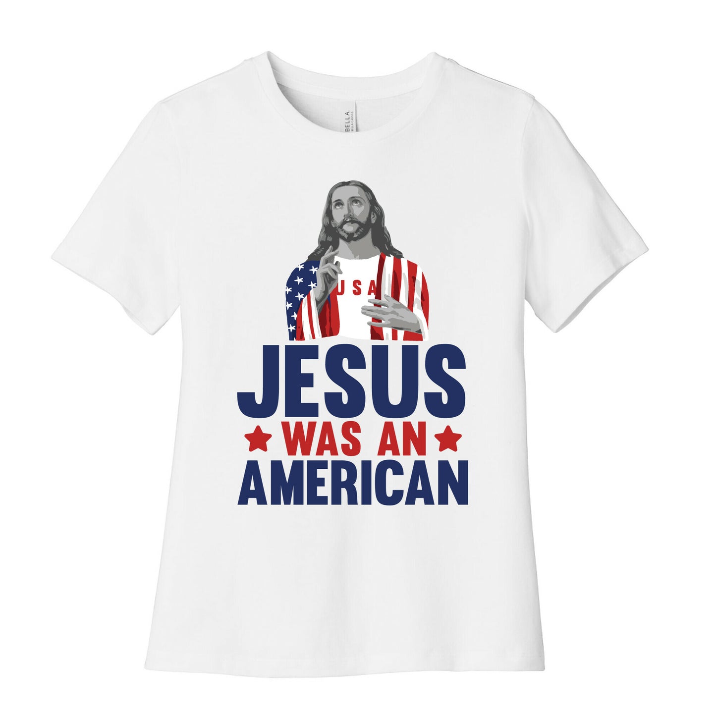Jesus Was An American Women's Cotton Tee