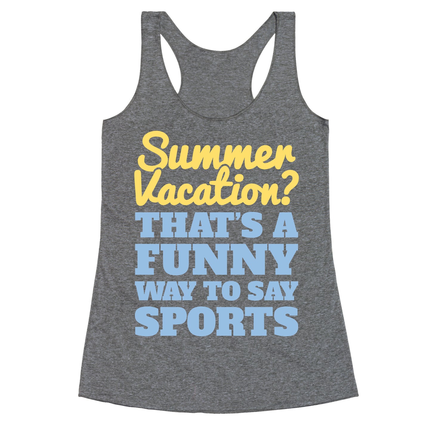 Summer Sports Racerback Tank