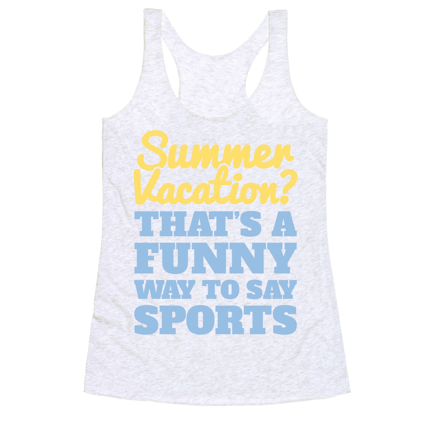 Summer Sports Racerback Tank