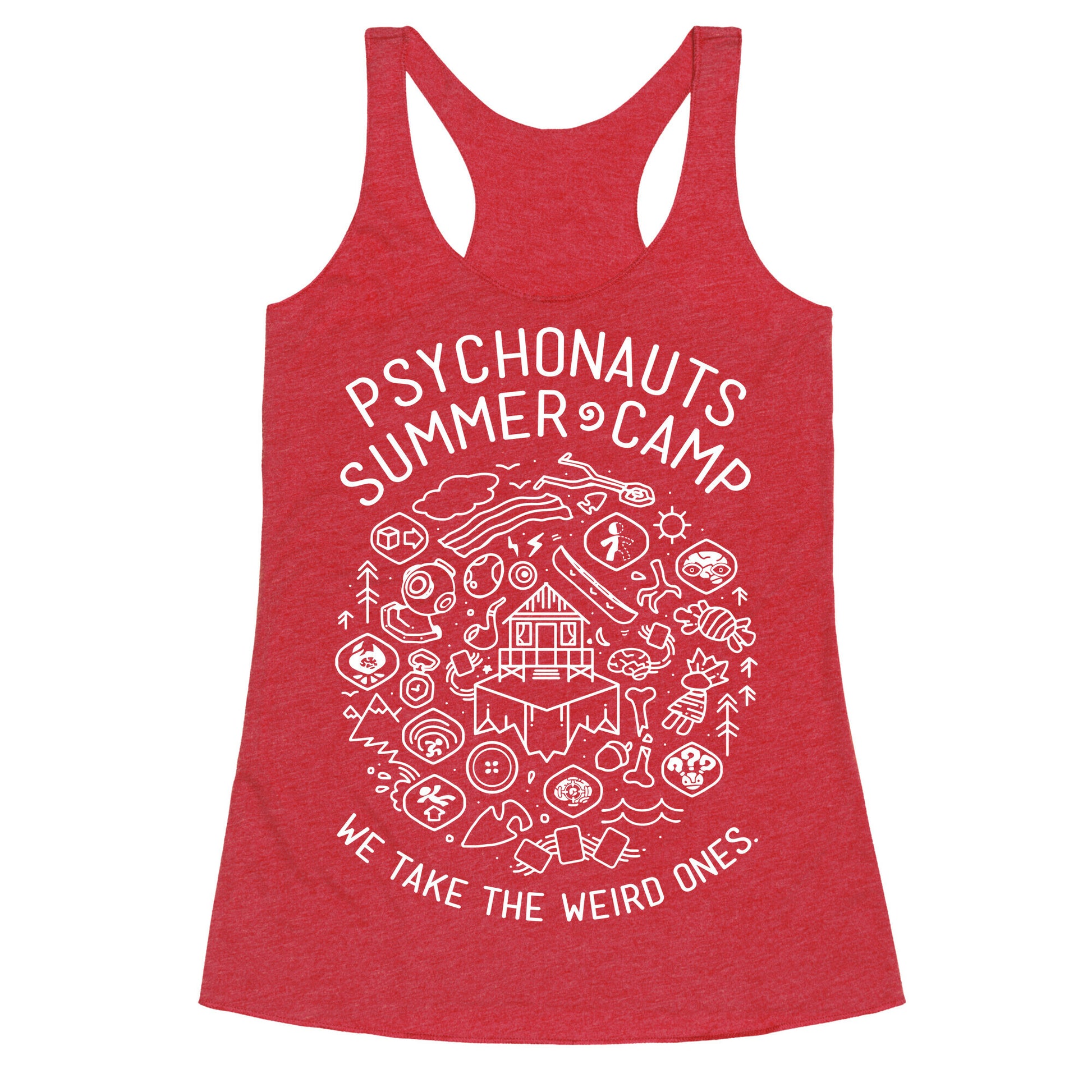 Psychonauts Summer Camp Racerback Tank