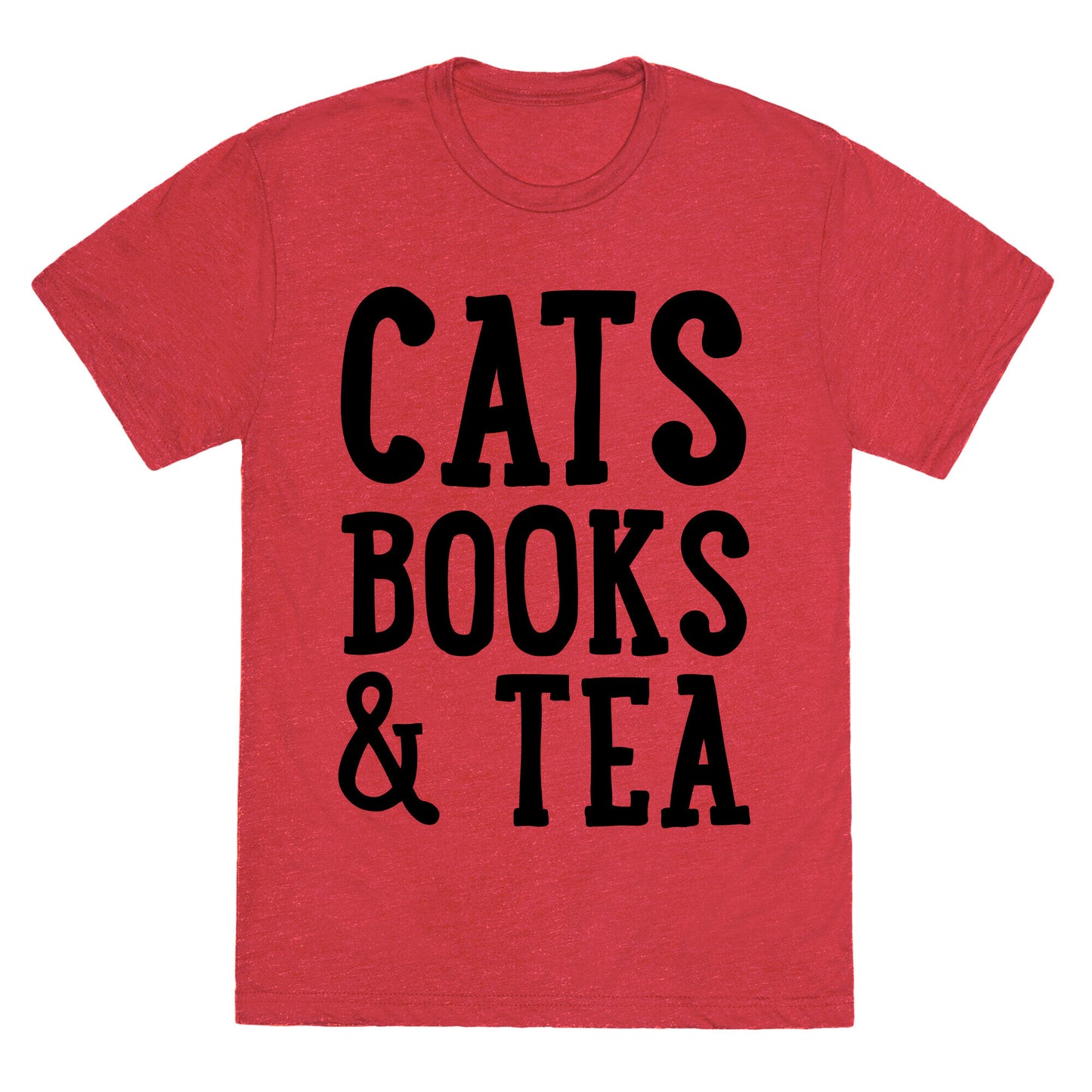Cats, Books & Tea Unisex Triblend Tee