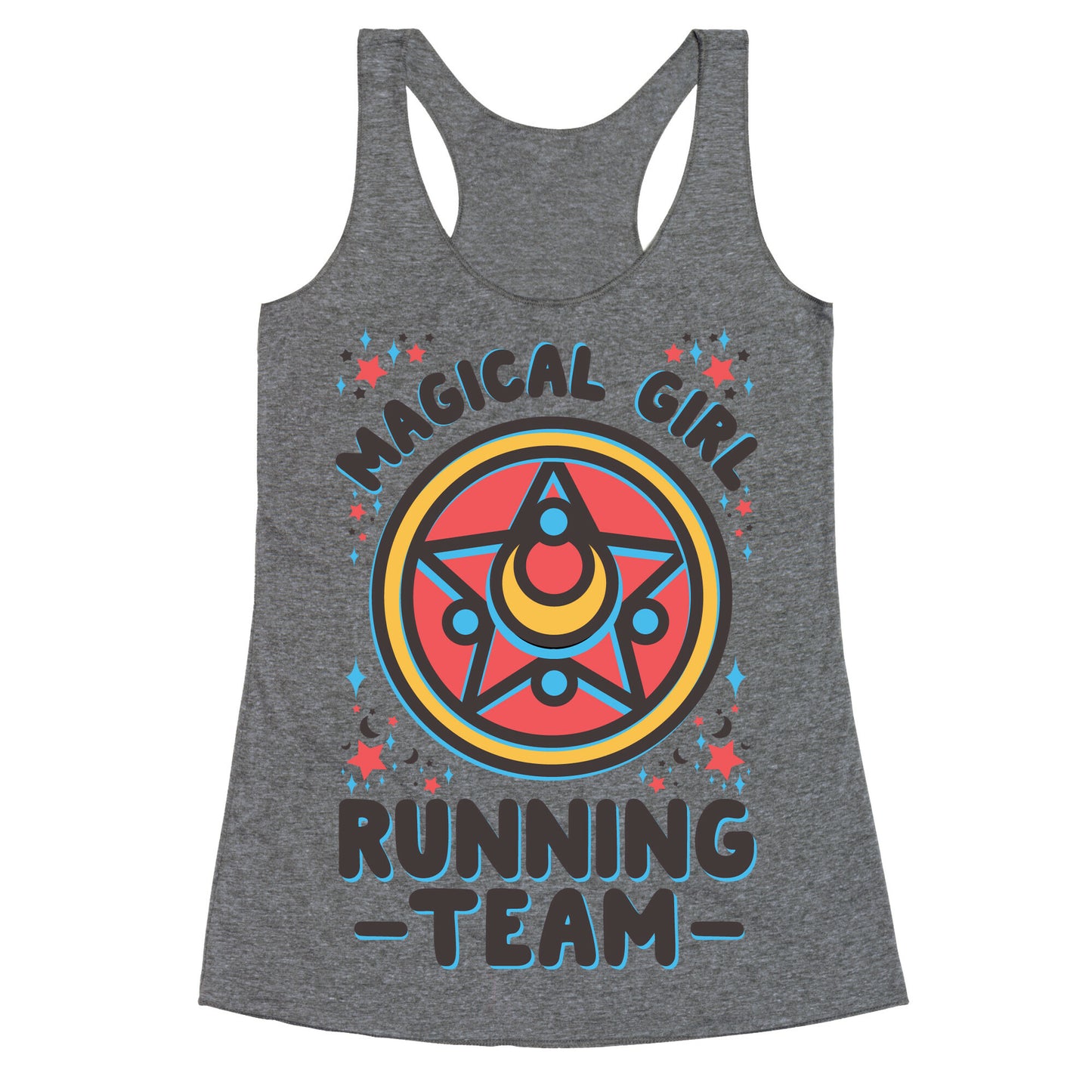 Magical Girl Running Team Racerback Tank