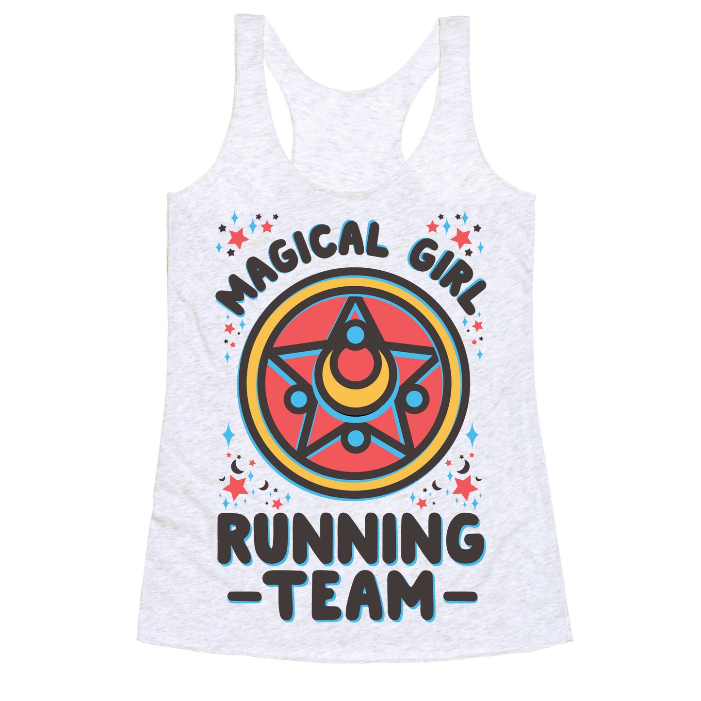 Magical Girl Running Team Racerback Tank