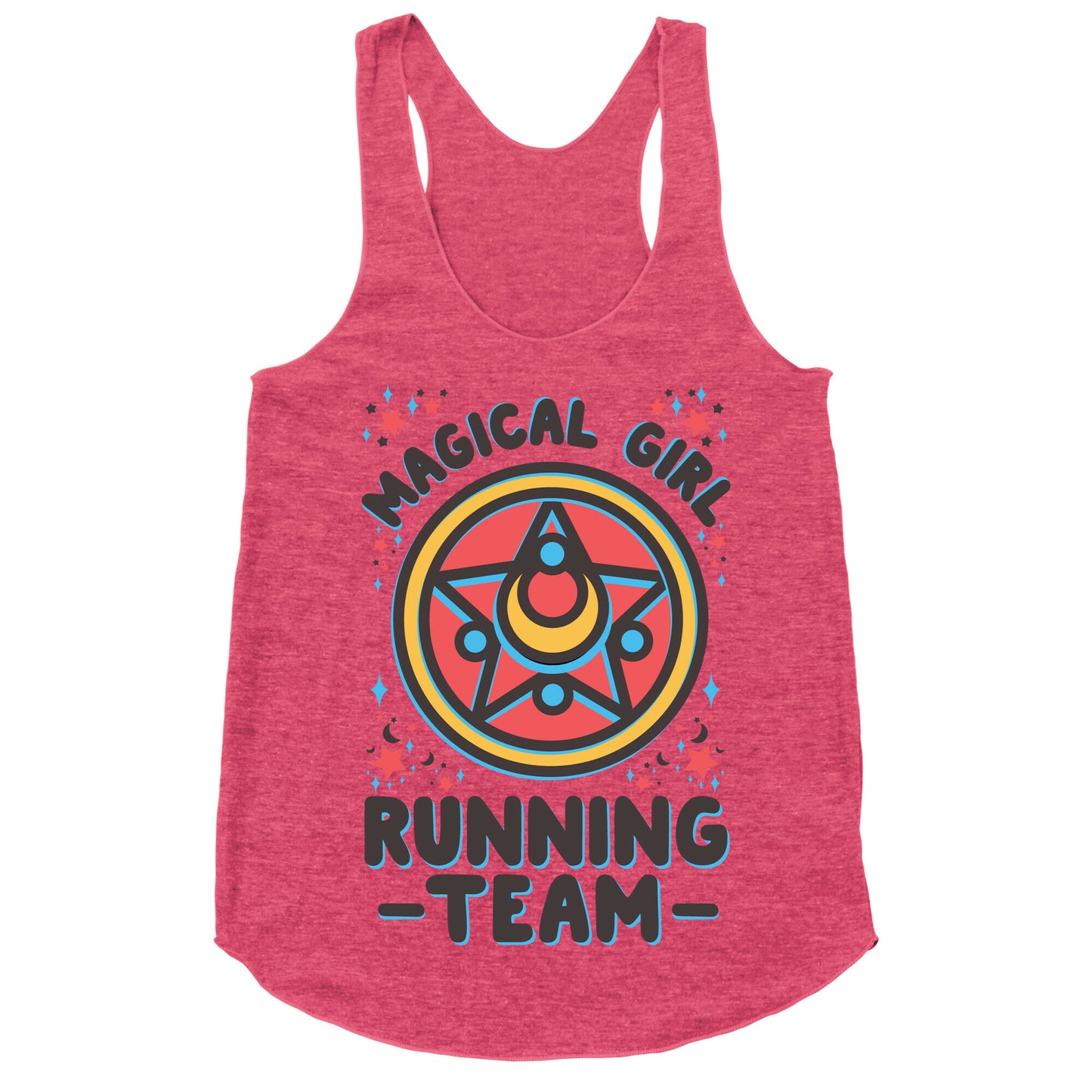 Magical Girl Running Team Racerback Tank