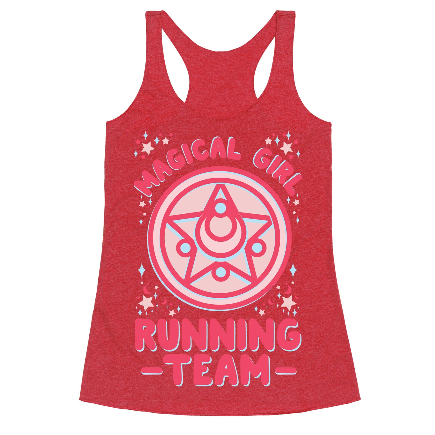 Magical Girl Running Team Racerback Tank