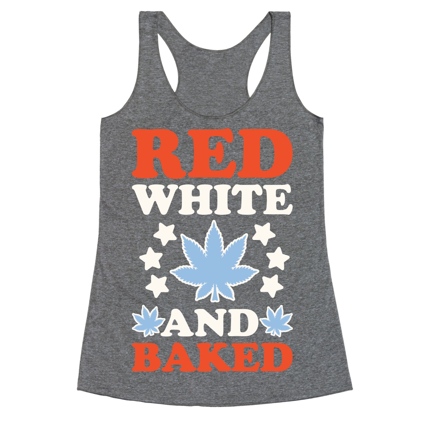 Red White and Baked Racerback Tank