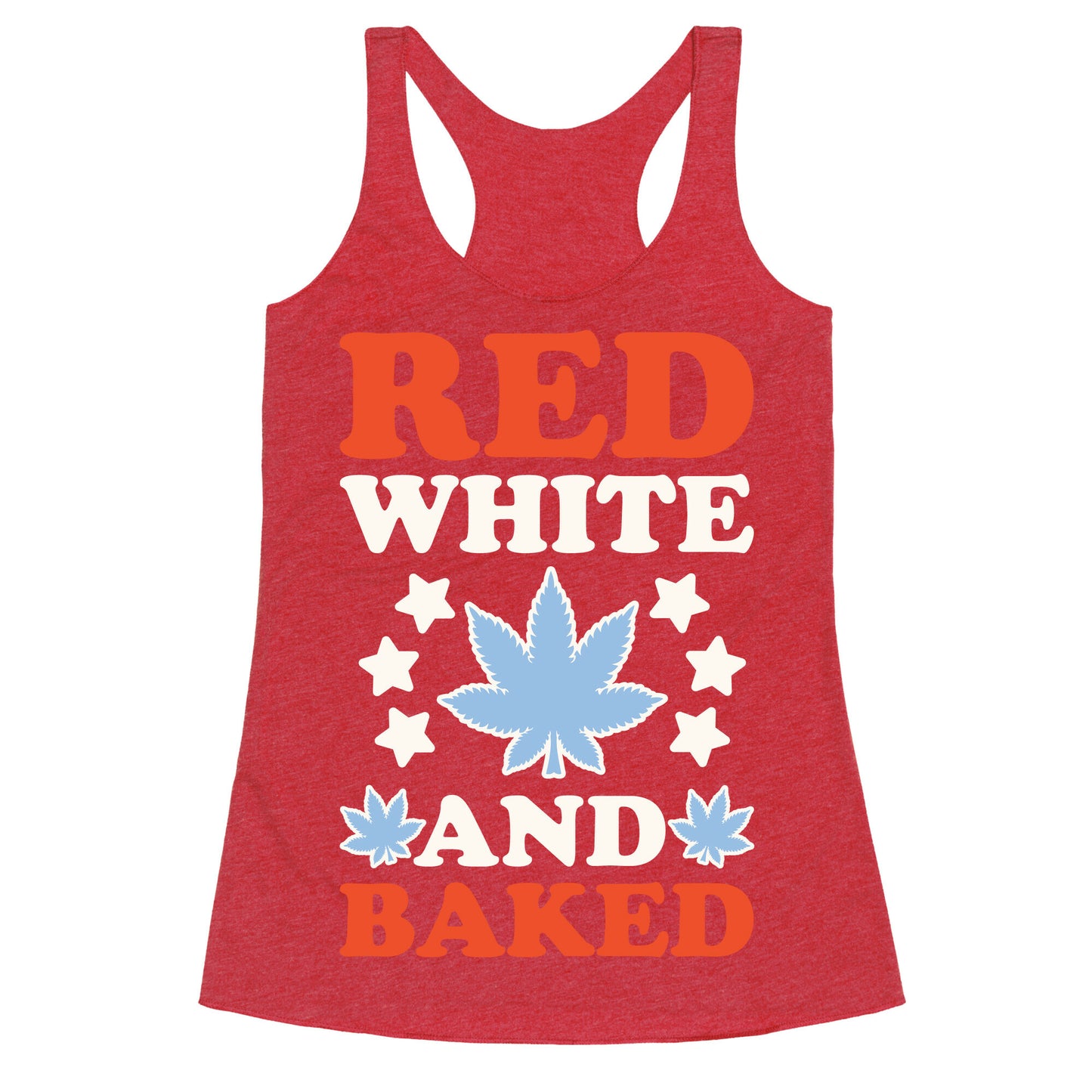Red White and Baked Racerback Tank