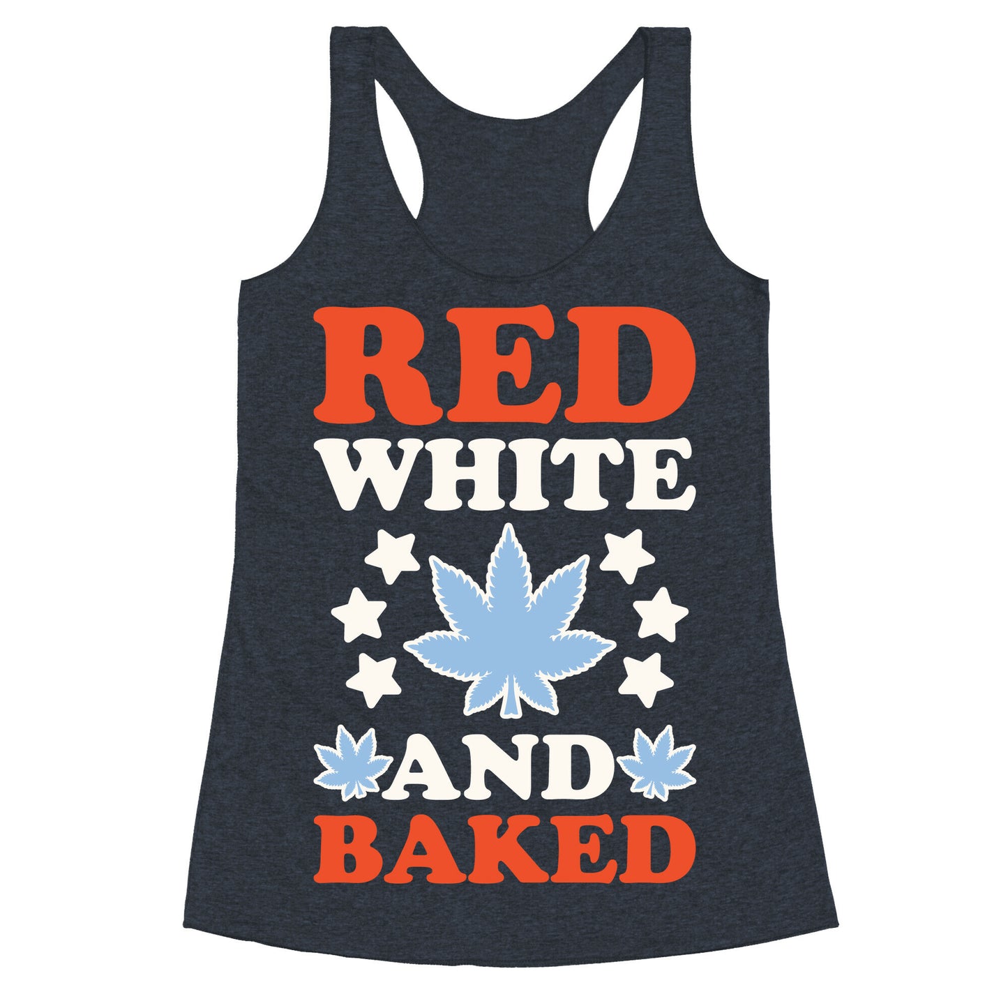 Red White and Baked Racerback Tank