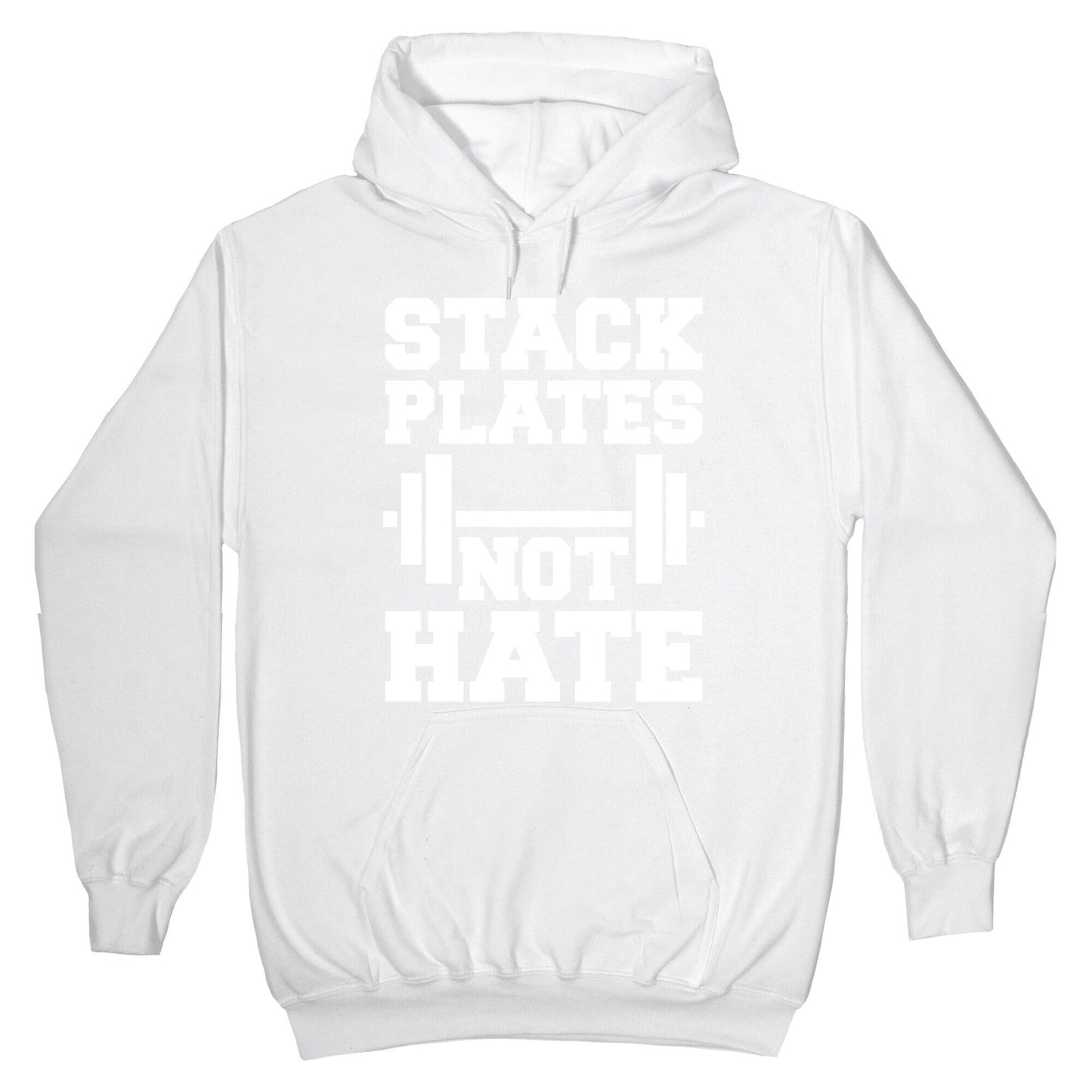 Stack Plates Not Hate Hoodie