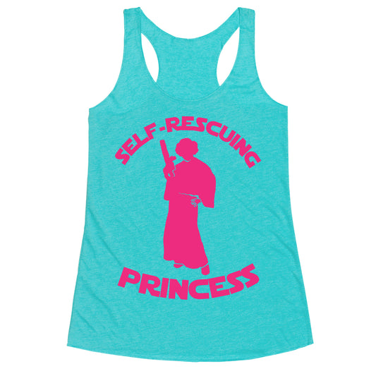 Self-Rescuing Princess Racerback Tank