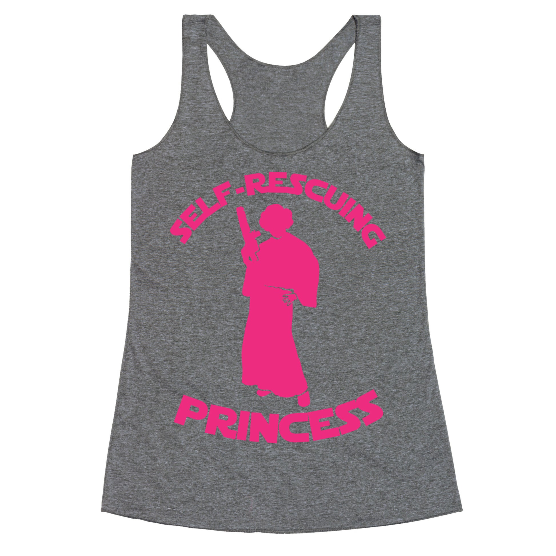Self-Rescuing Princess Racerback Tank