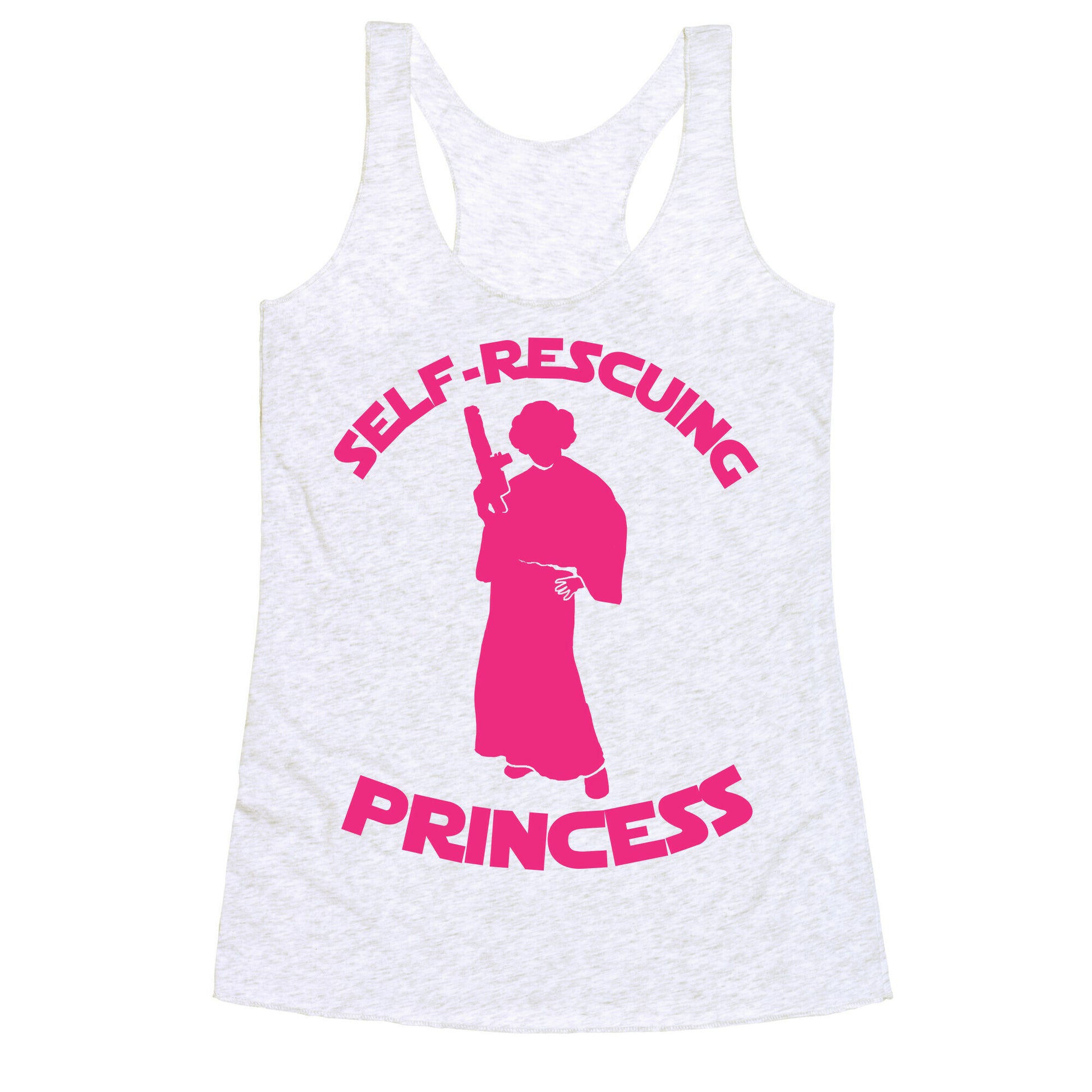 Self-Rescuing Princess Racerback Tank