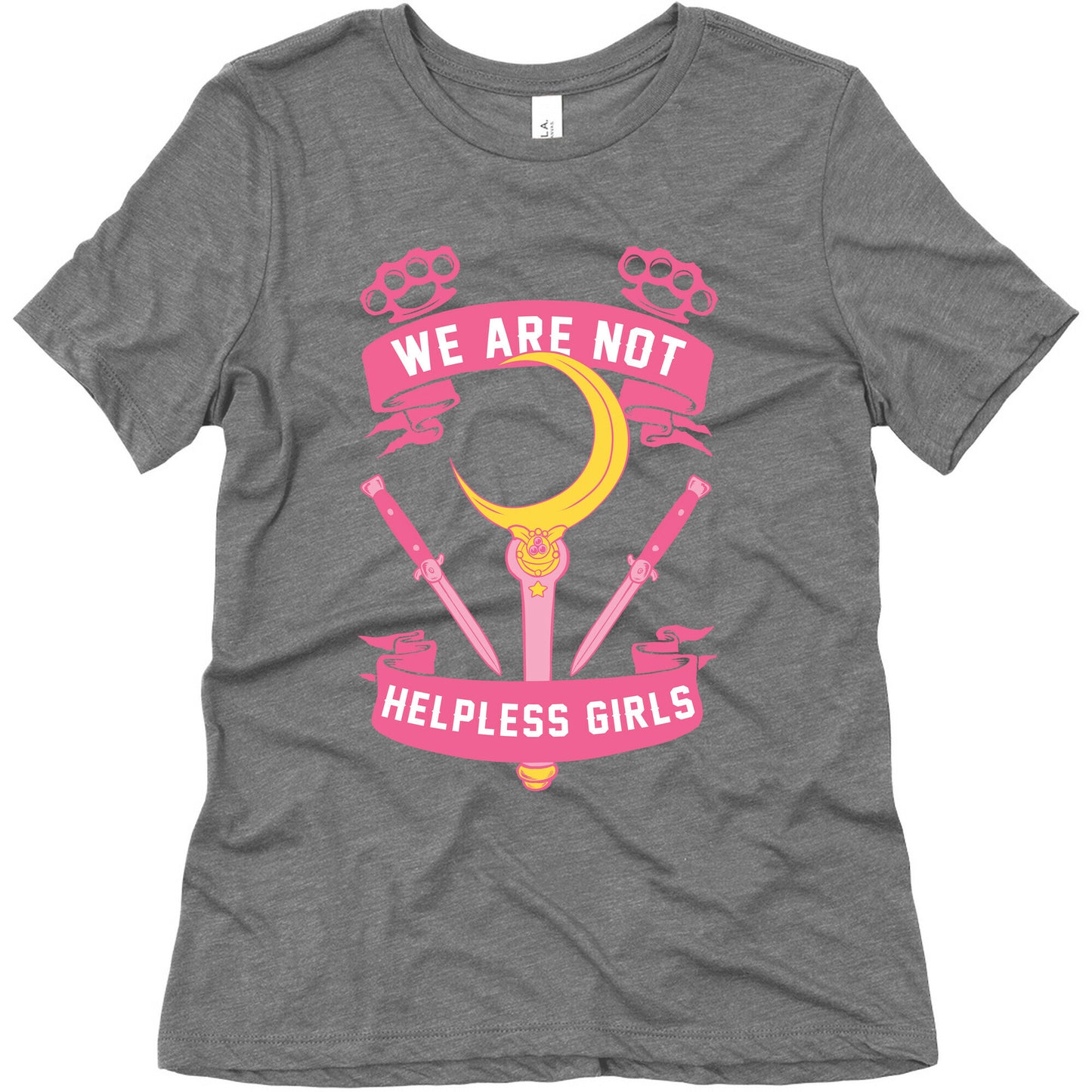 We Are Not Helpless Girls Moon Parody Women's Triblend Tee