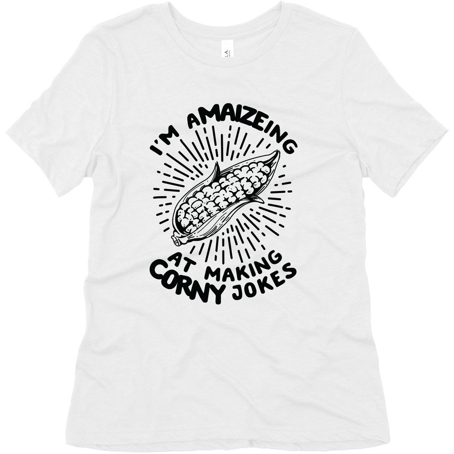 A-maize-ing Corny Jokes Women's Triblend Tee