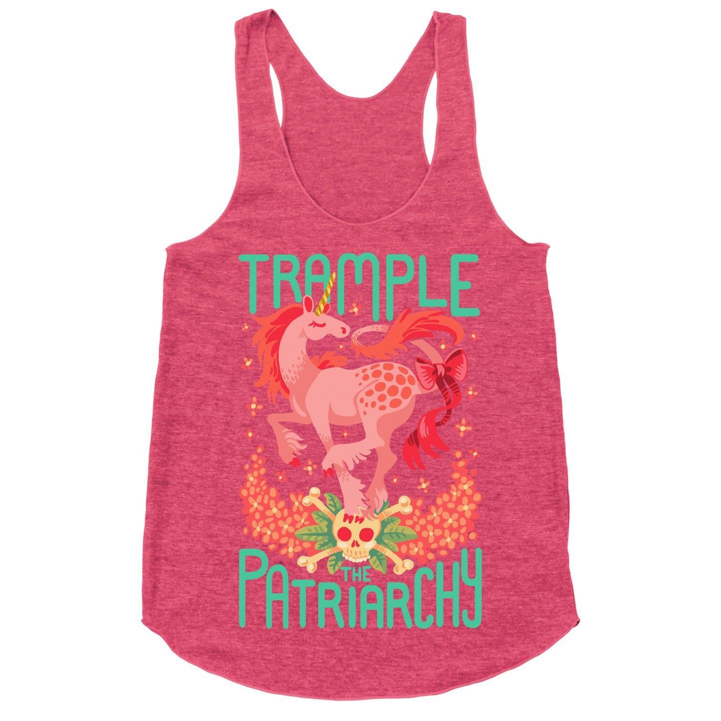 Trample The Patriarchy Racerback Tank