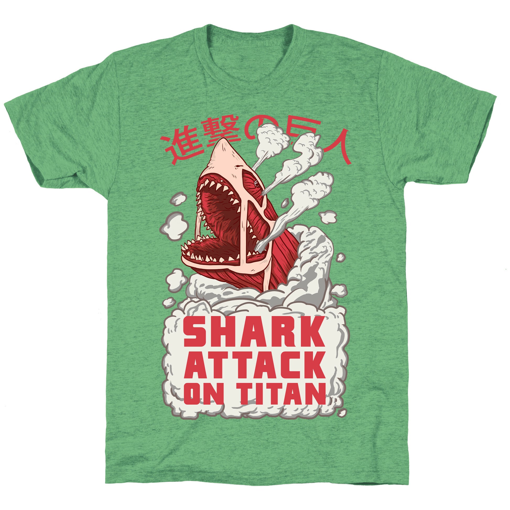 Shark Attack On Titan Unisex Triblend Tee
