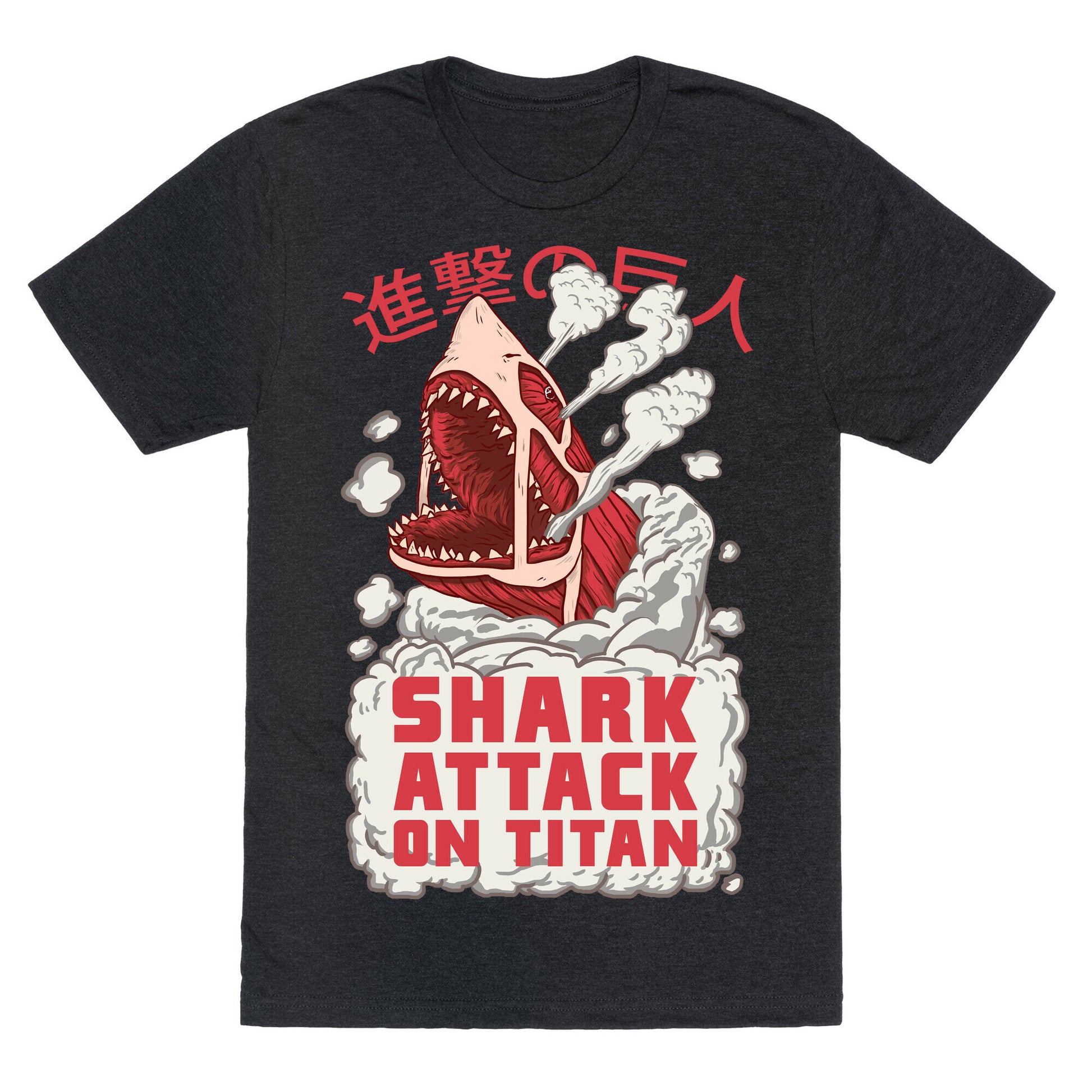 Shark Attack On Titan Unisex Triblend Tee