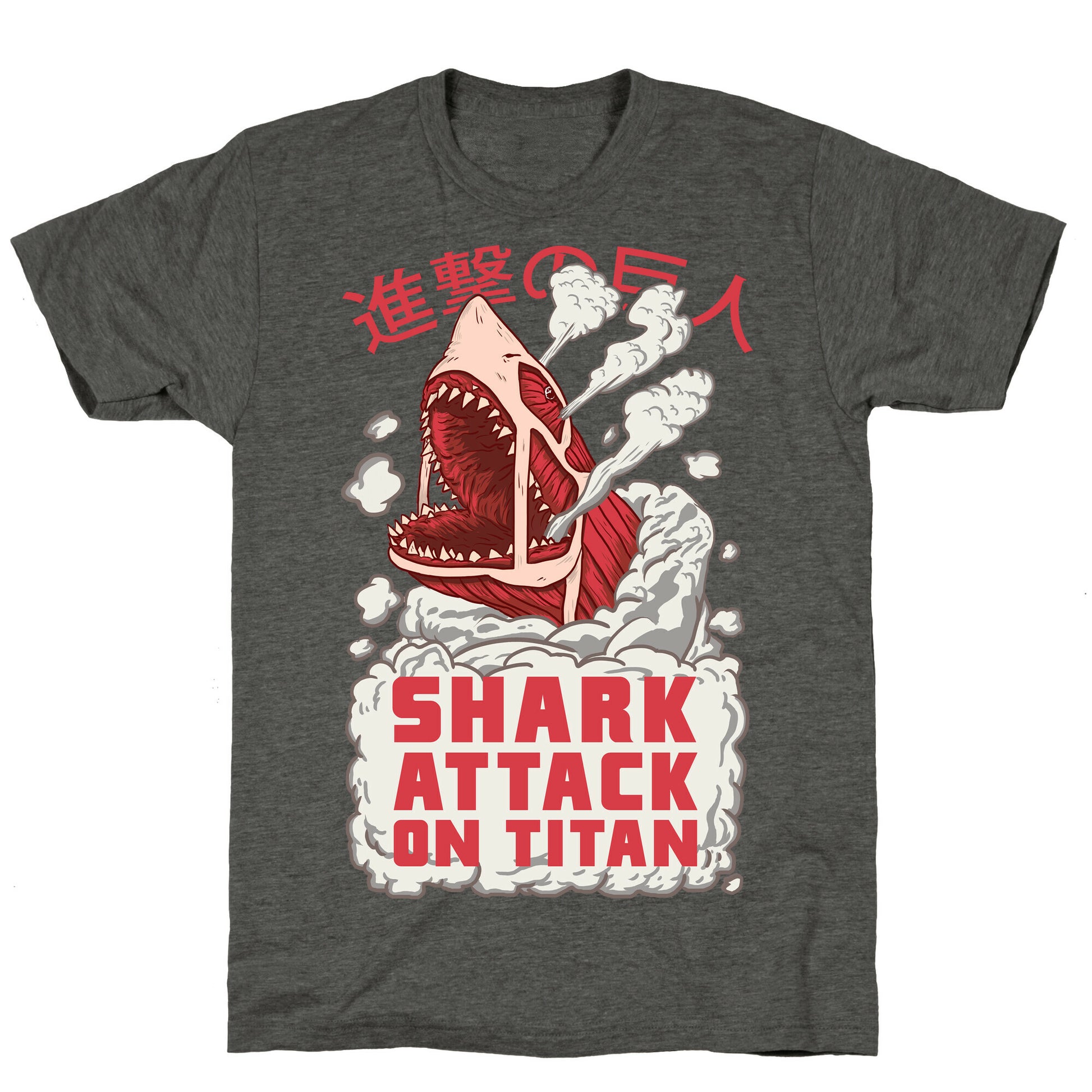 Shark Attack On Titan Unisex Triblend Tee