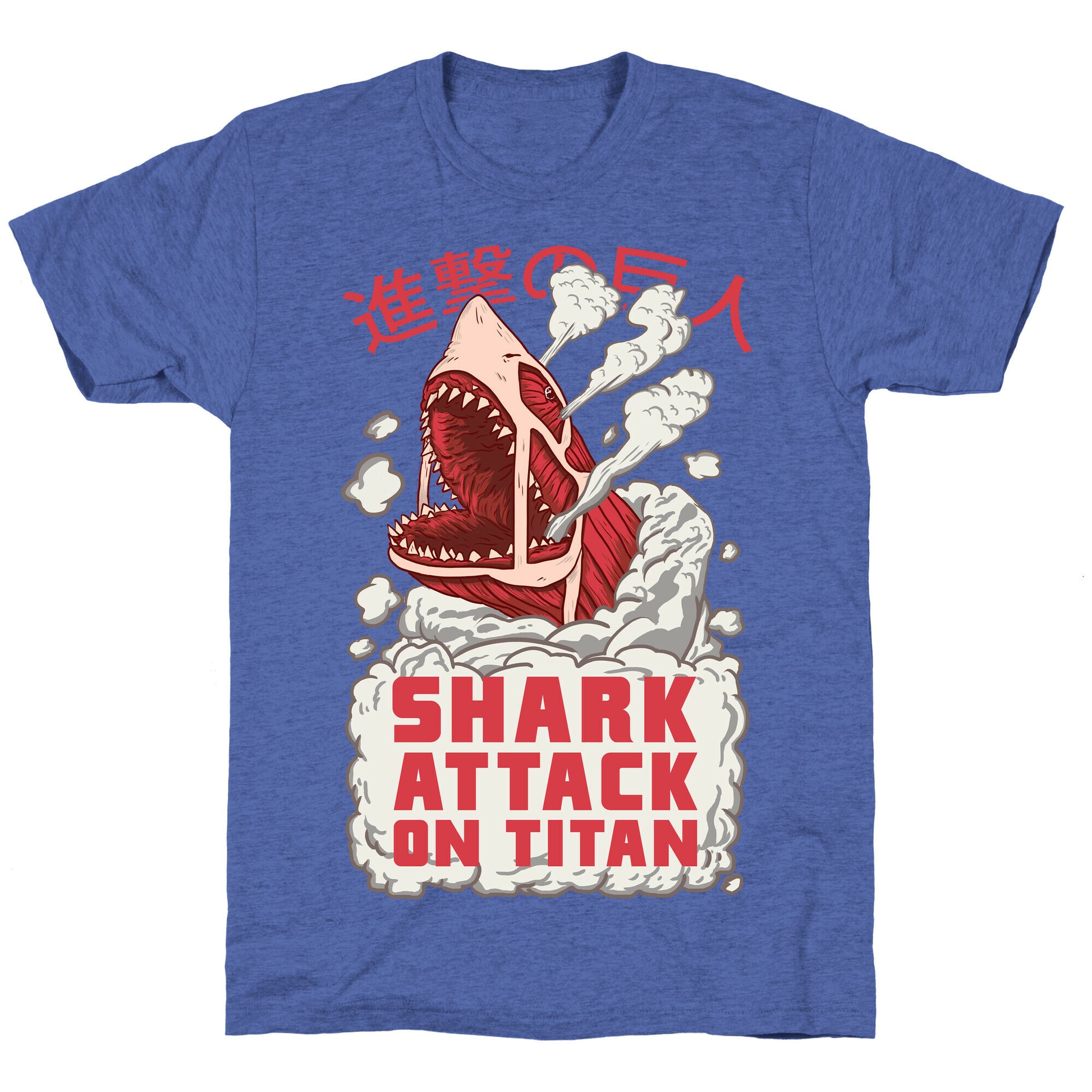 Shark Attack On Titan Unisex Triblend Tee