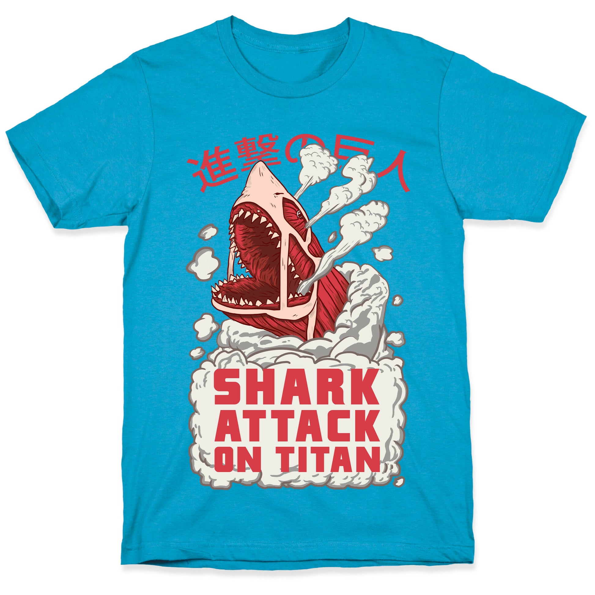 Shark Attack On Titan Unisex Triblend Tee