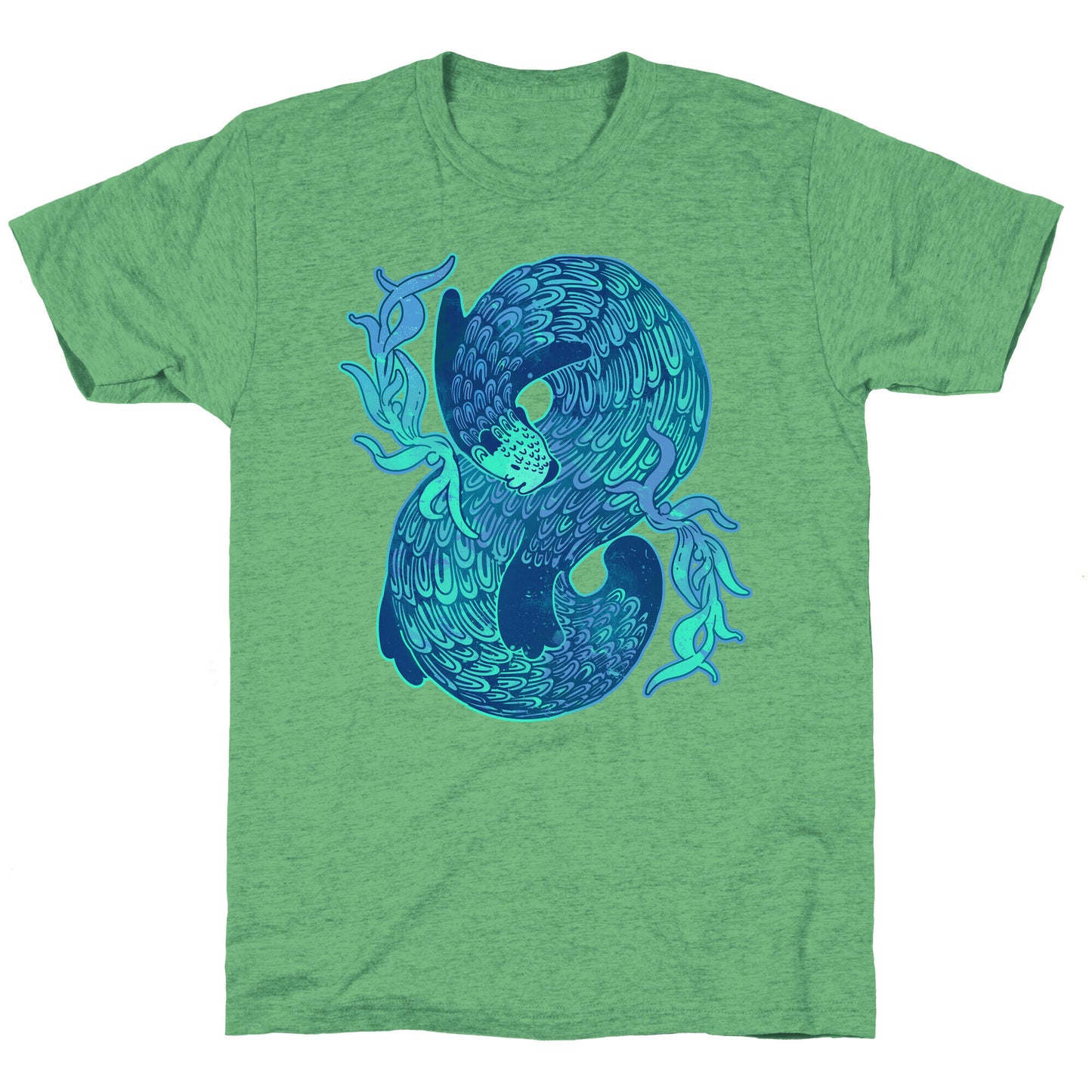 Swirling Wave Otter Unisex Triblend Tee