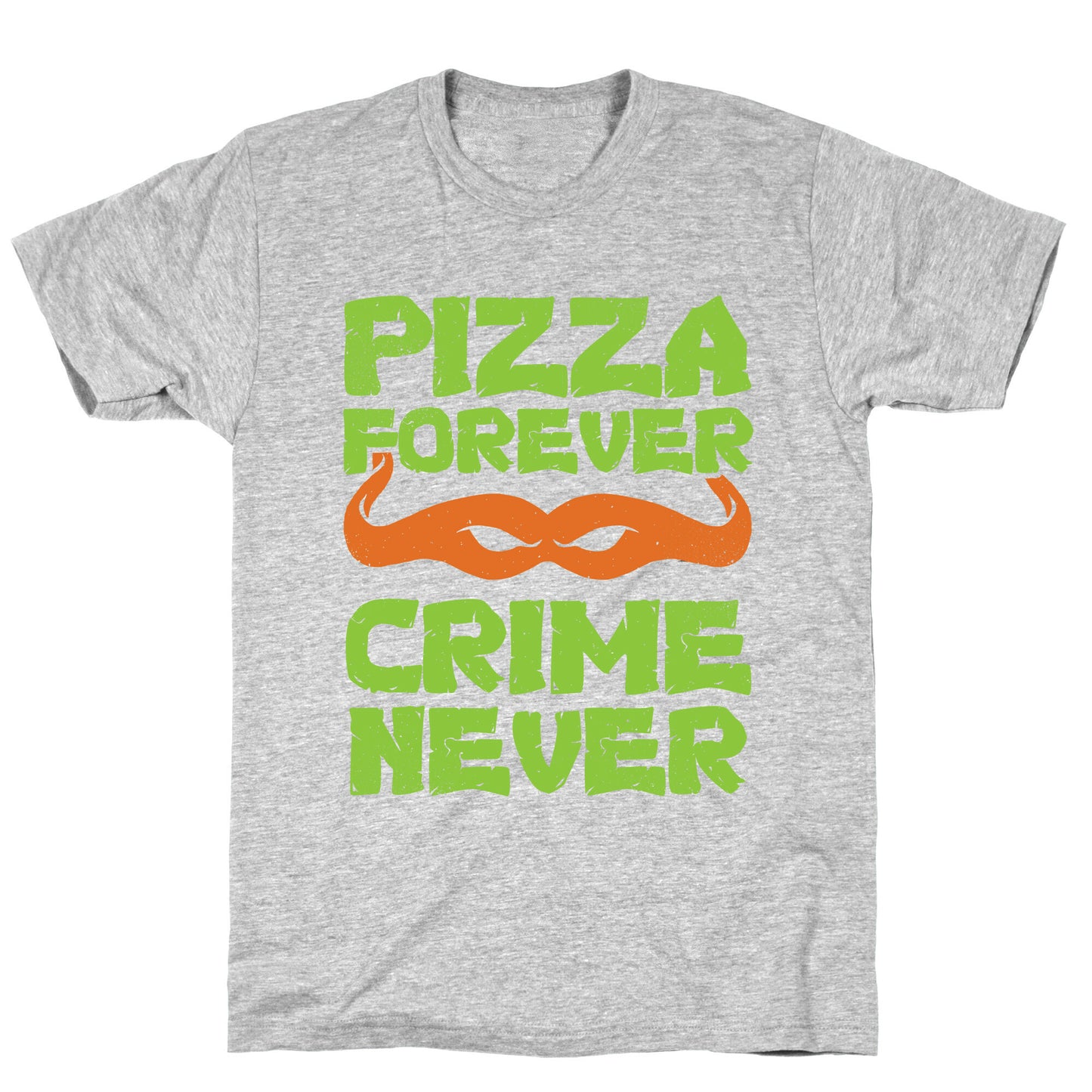 Pizza Forever Crime Never (Purple) T-Shirt