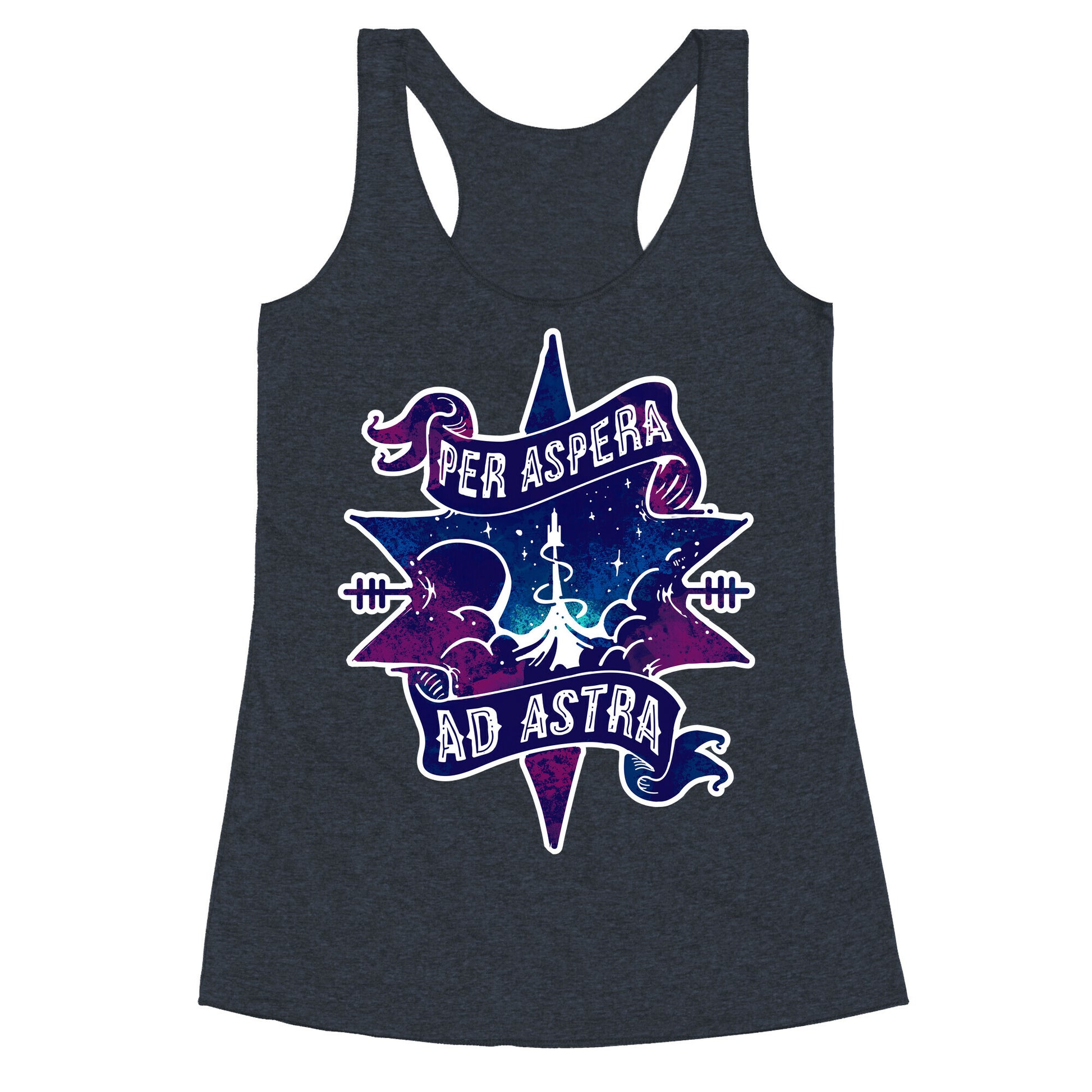 Per Aspera Ad Astra Racerback Tank