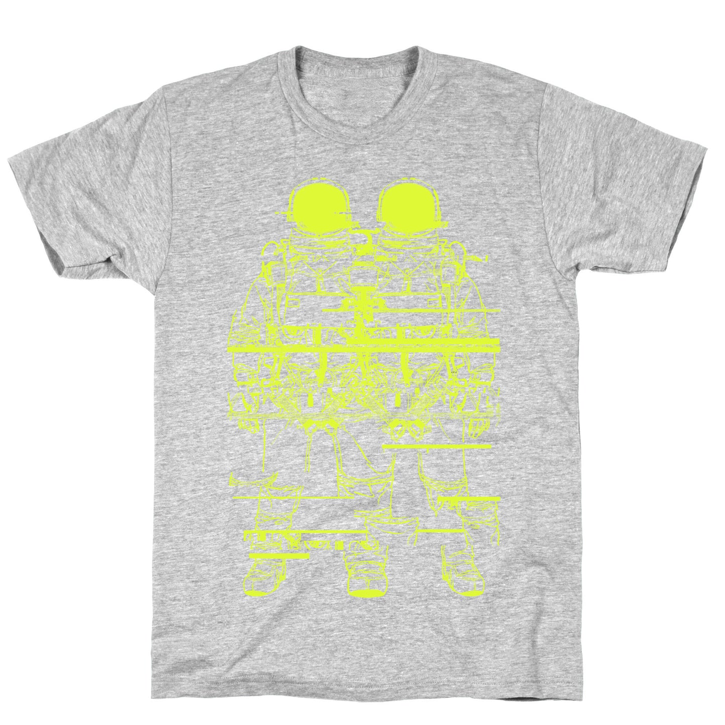 Twin Astronaut Glitch T-Shirt