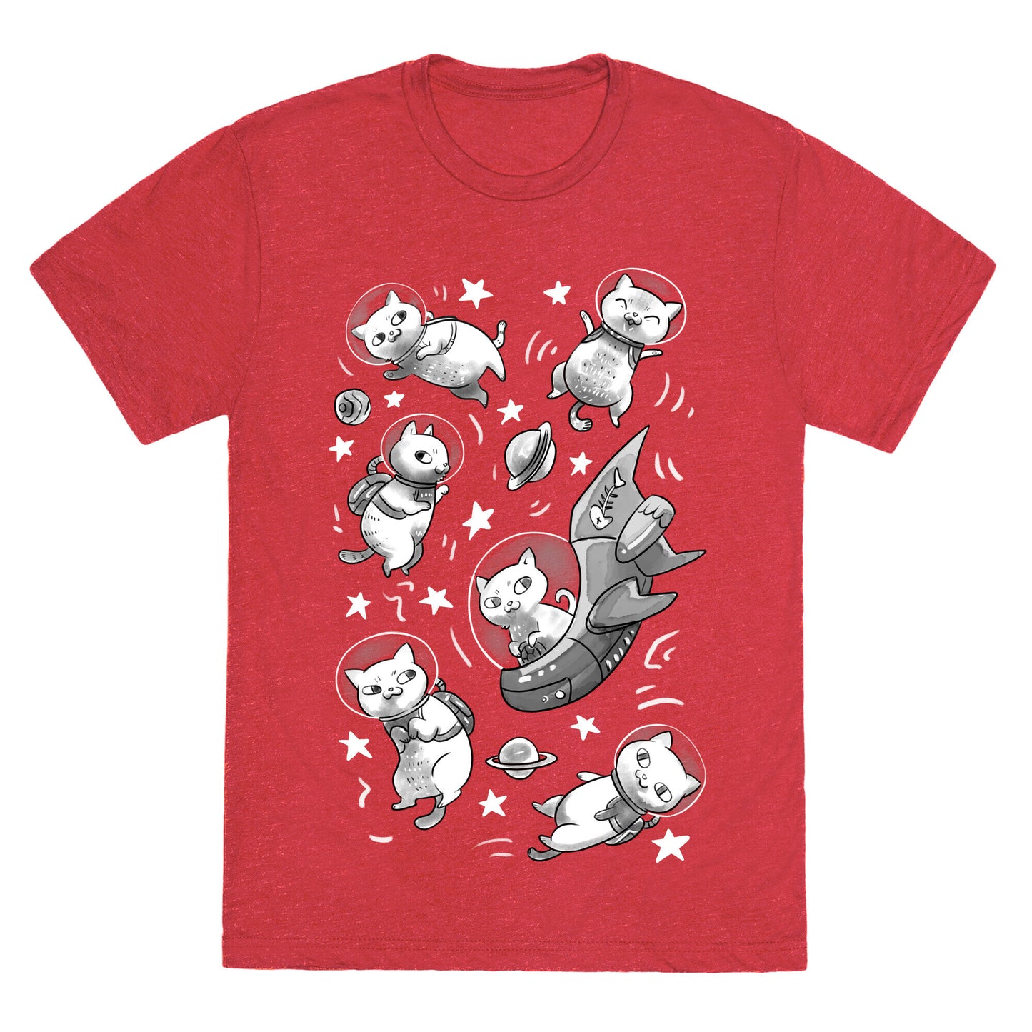 Cats In Space Unisex Triblend Tee