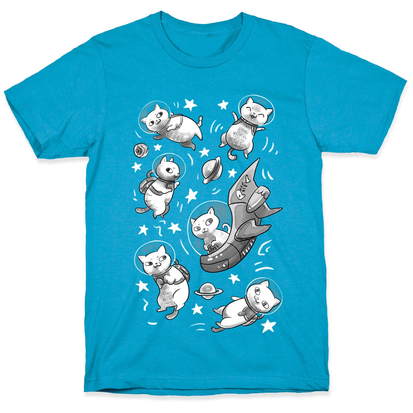 Cats In Space Unisex Triblend Tee