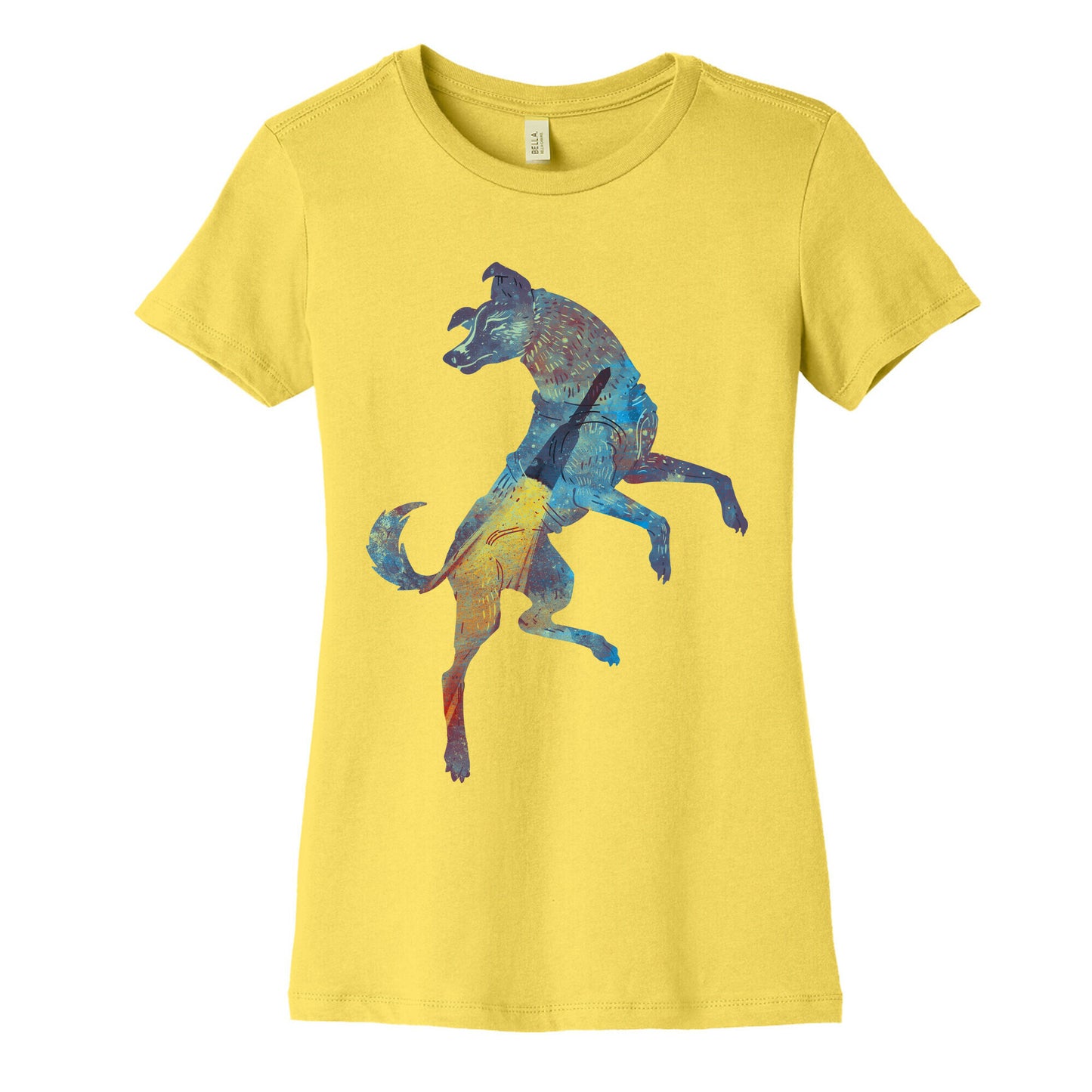 Astronaut Dog Laika Women's Cotton Tee