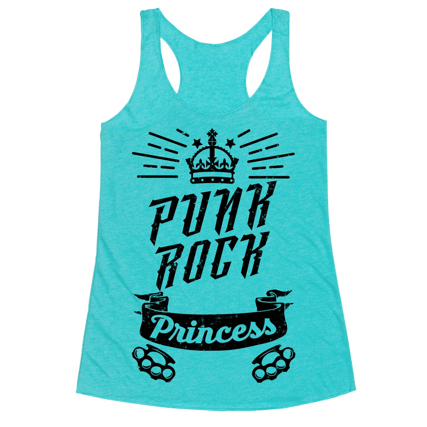 Punk Rock Princess Racerback Tank