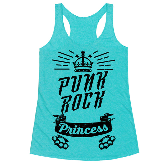 Punk Rock Princess Racerback Tank