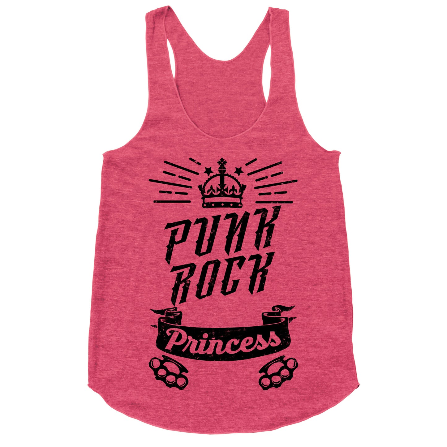 Punk Rock Princess Racerback Tank