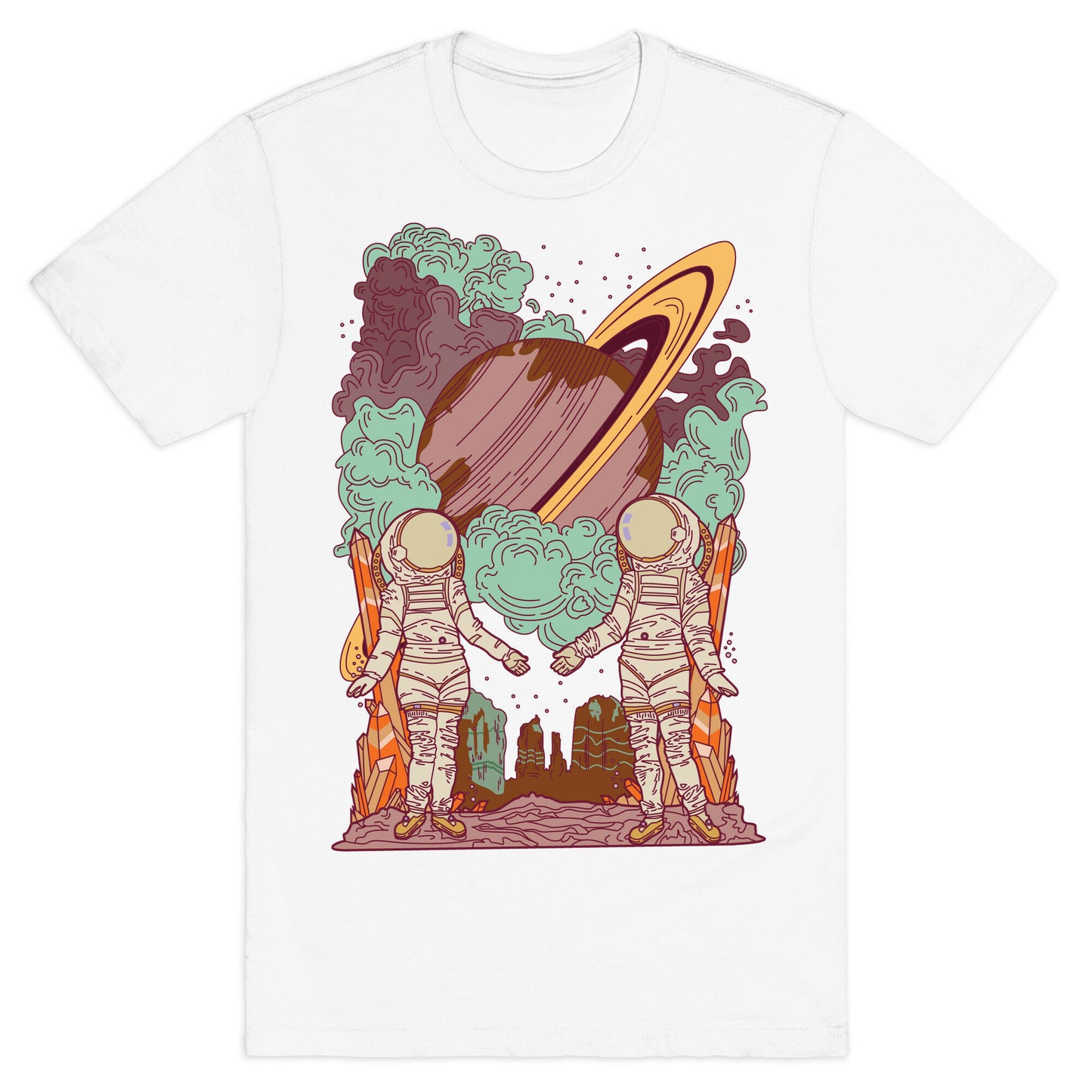 The Lovers in Space T-Shirt