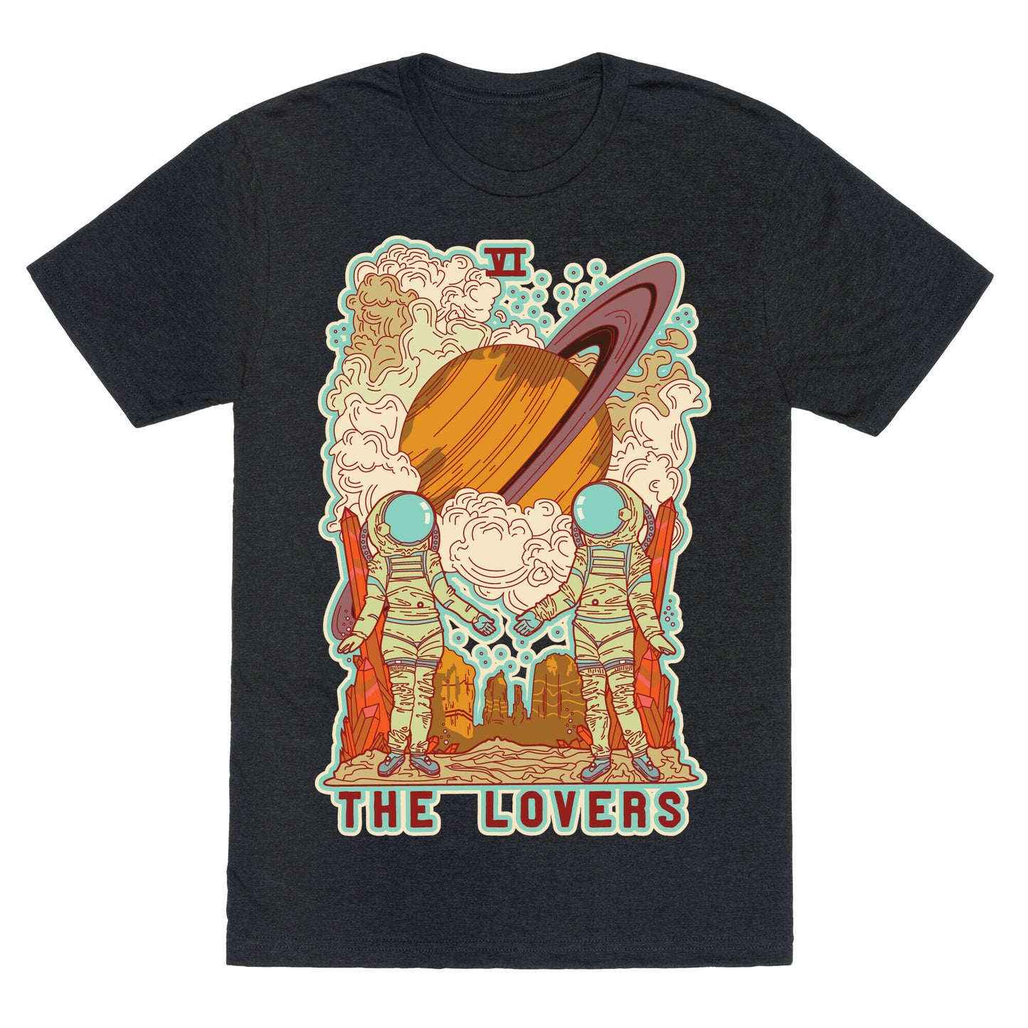 The Lovers in Space Unisex Triblend Tee