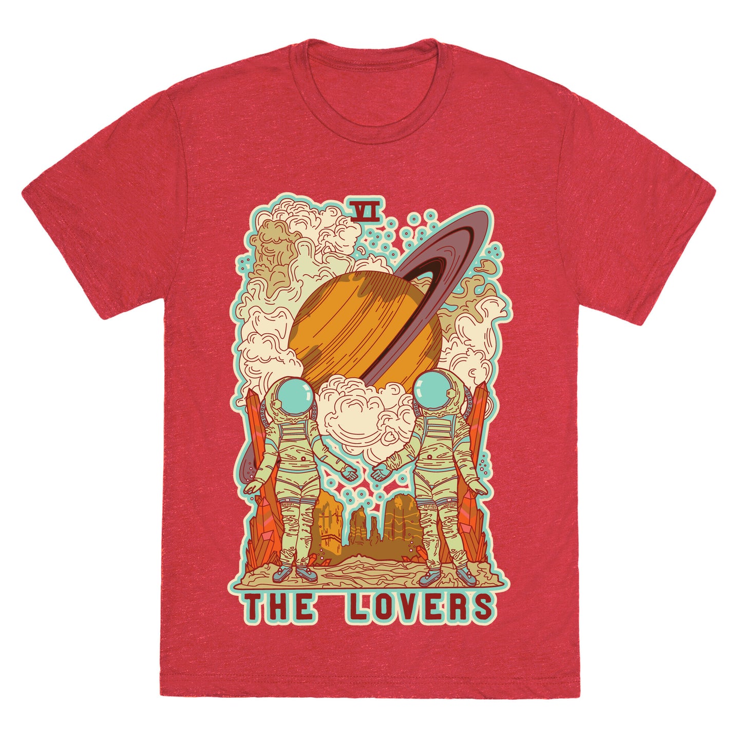 The Lovers in Space Unisex Triblend Tee