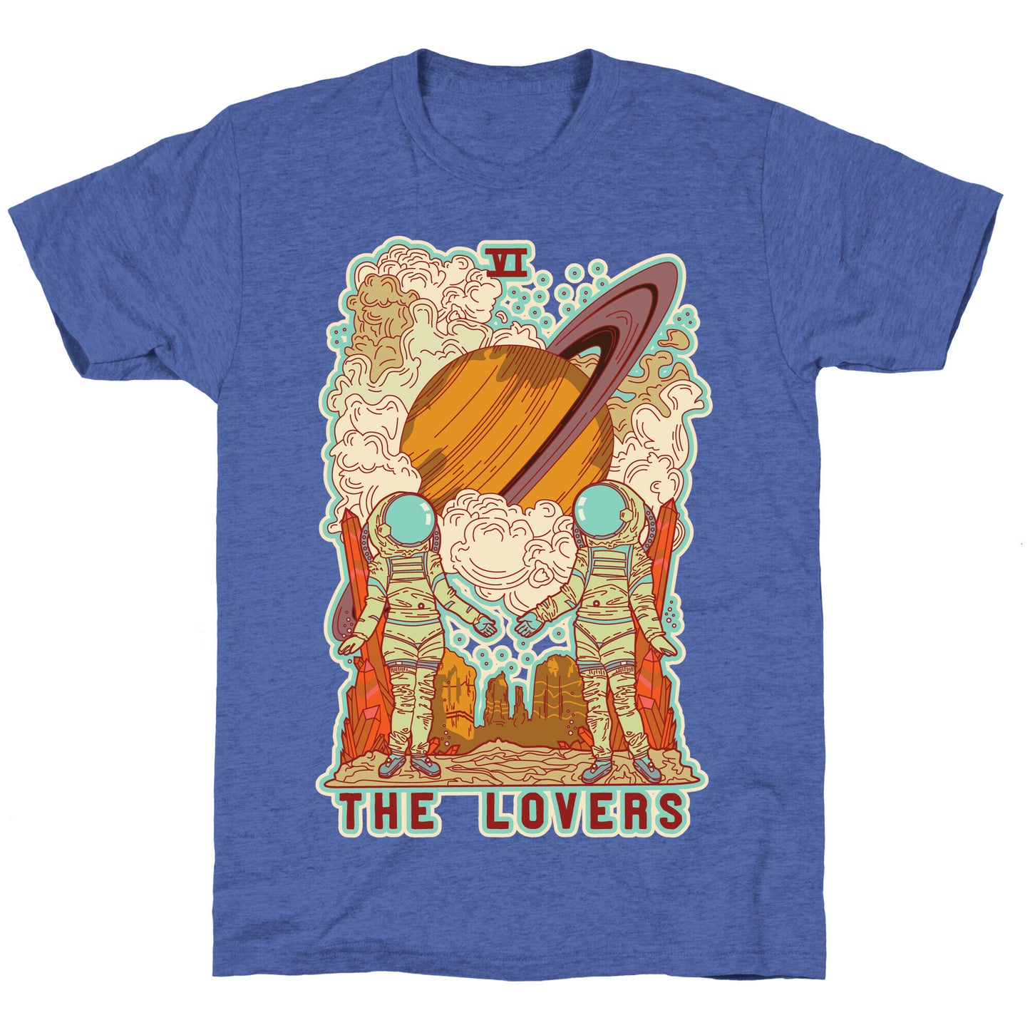 The Lovers in Space Unisex Triblend Tee