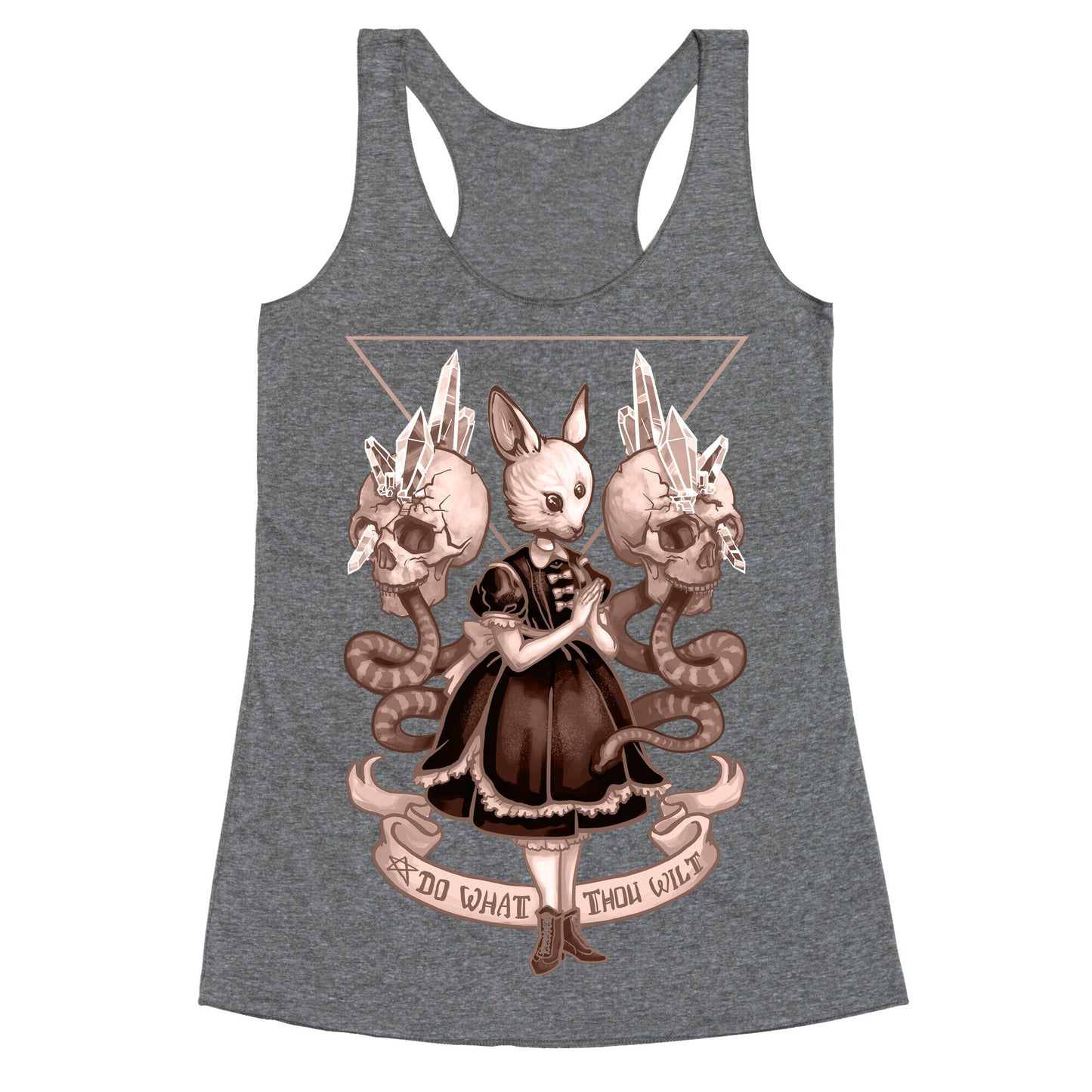 Do What Thou Wilt Racerback Tank