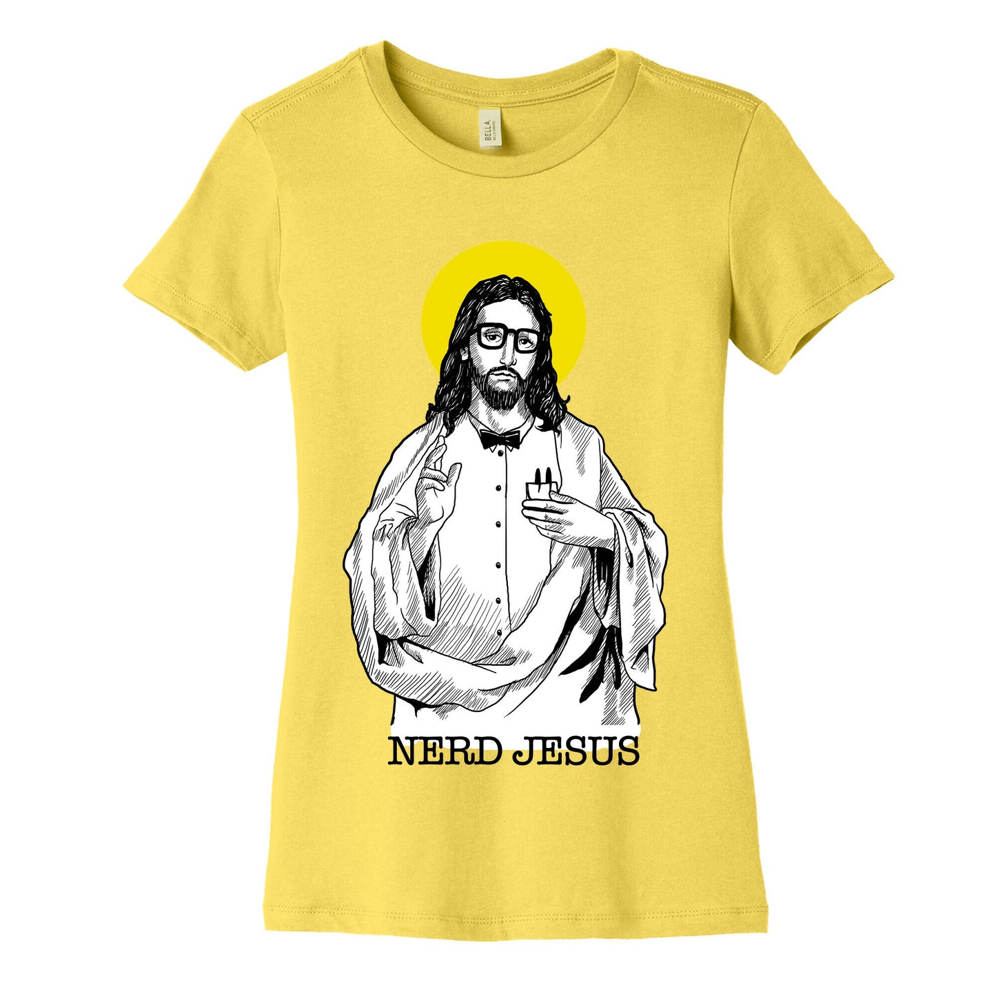 Nerd Jesus Women's Cotton Tee