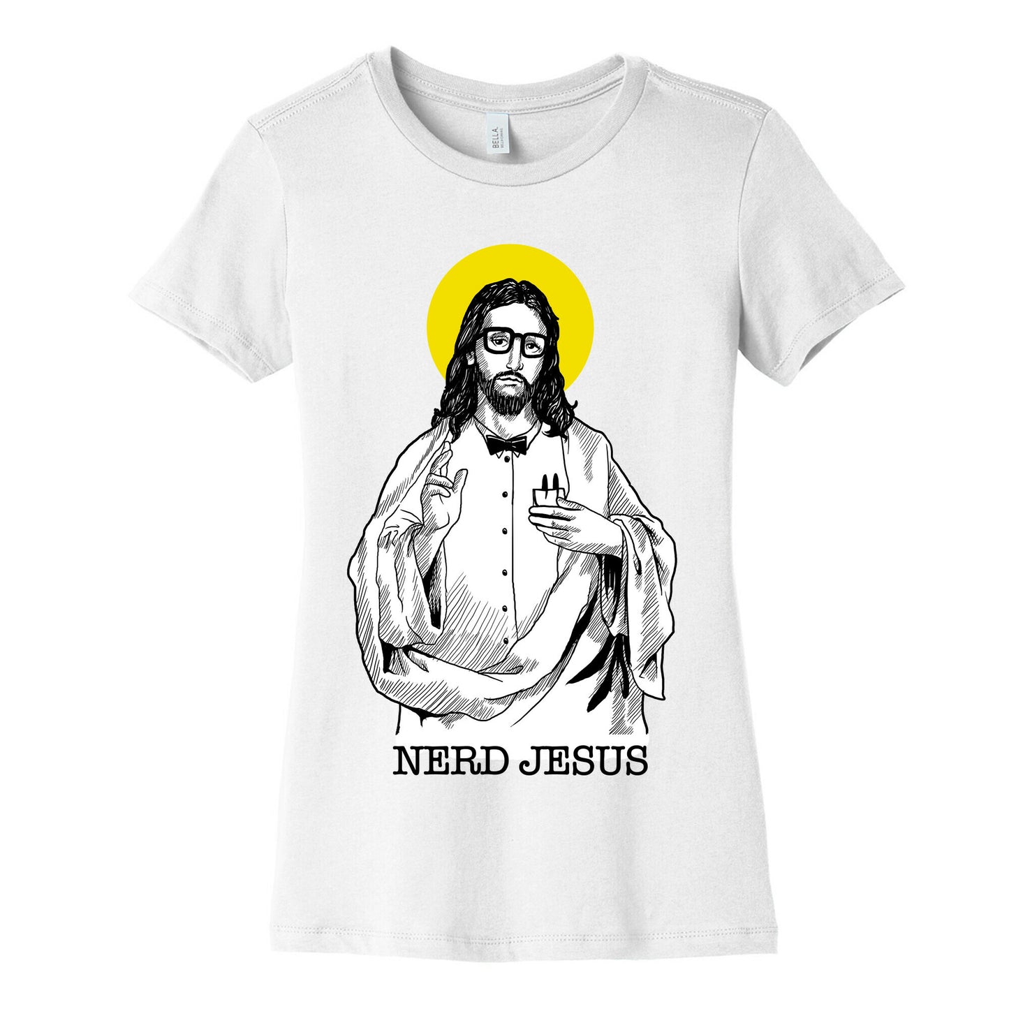 Nerd Jesus Women's Cotton Tee