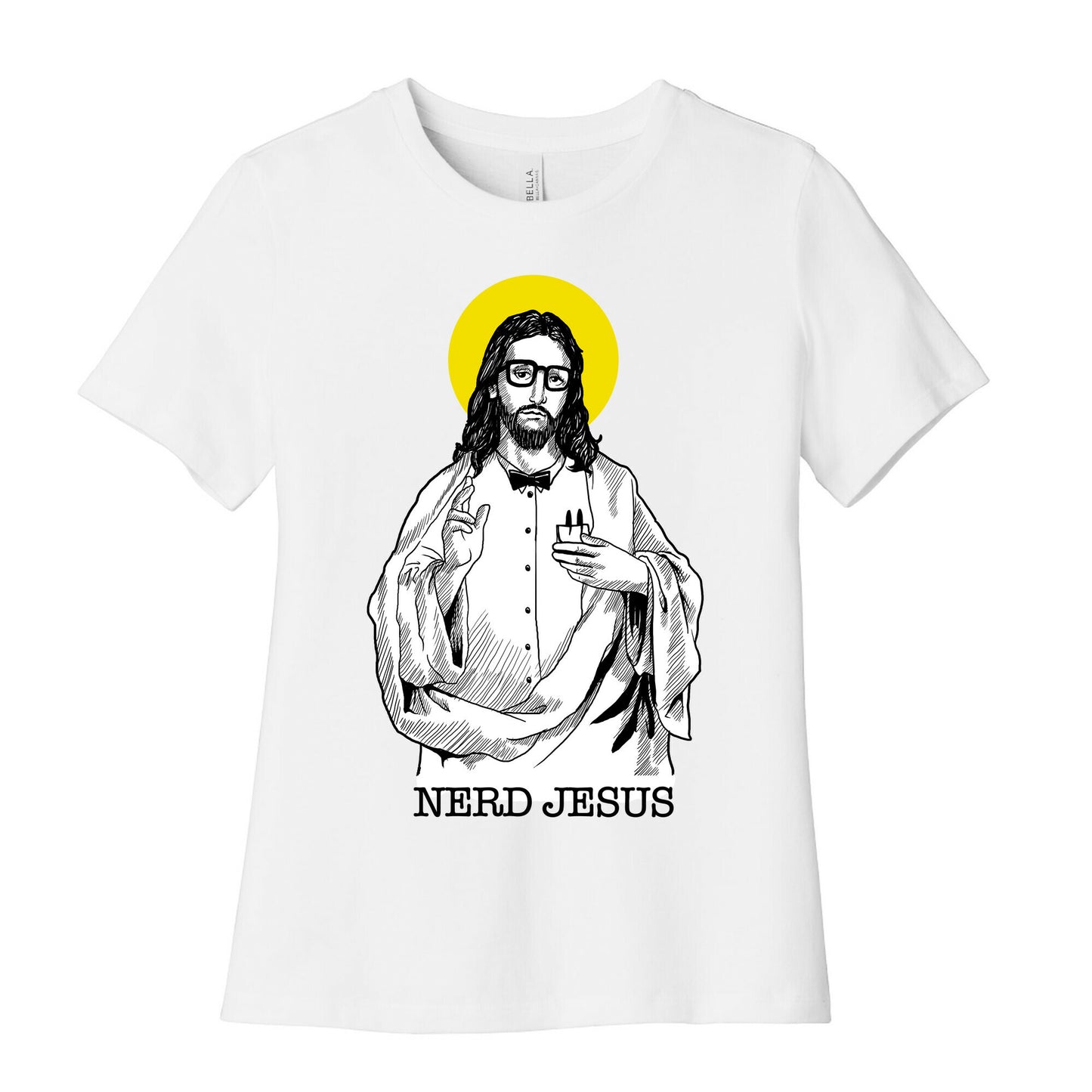 Nerd Jesus Women's Cotton Tee