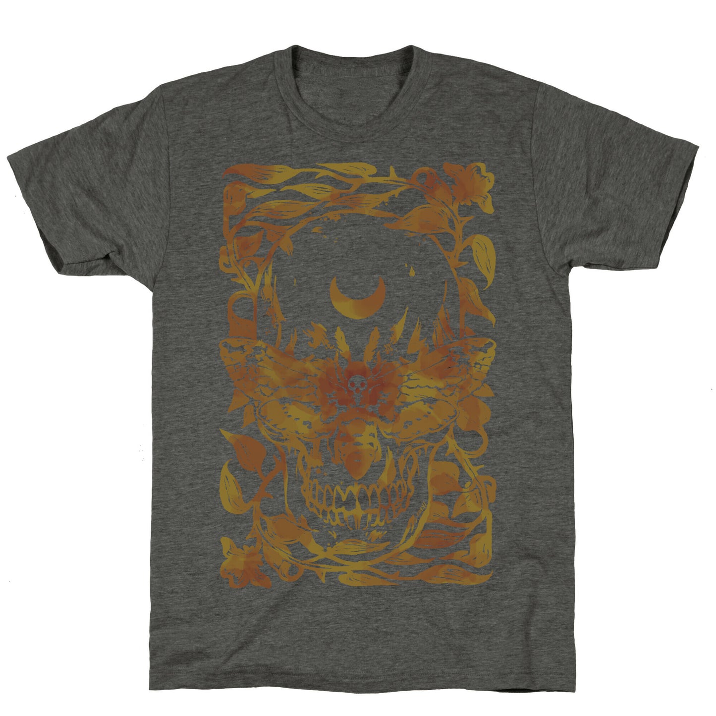 Skull Moth Unisex Triblend Tee